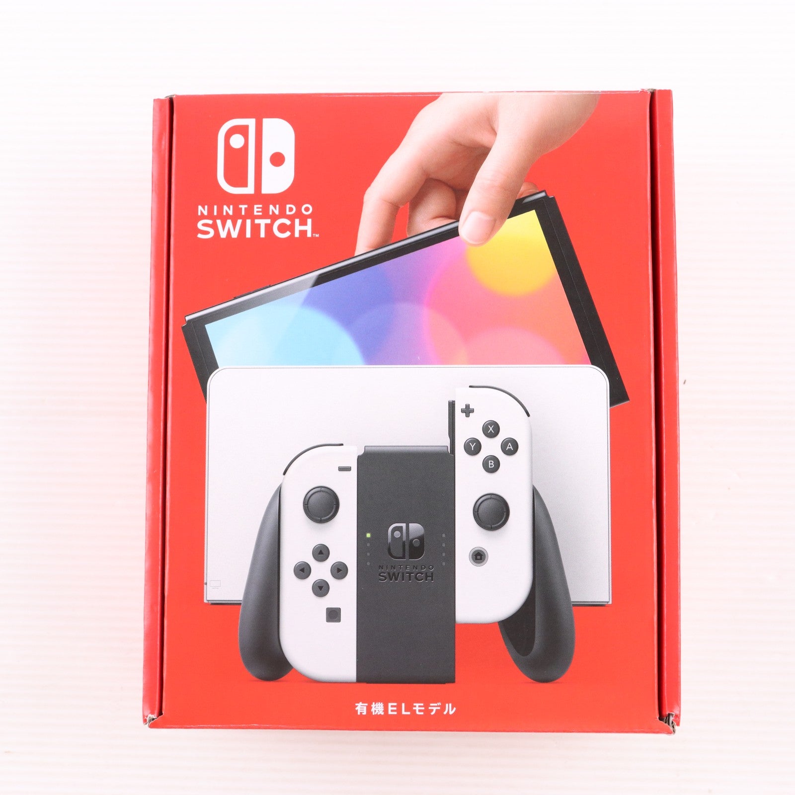 【中古即納】[Switch] (本体) Nintendo Switch(ニンテンドースイッチ) 有機ELモデル Joy-Con(L)/(R) ホワイト 任天堂(HEG-S-KAAAA)(20211008)
