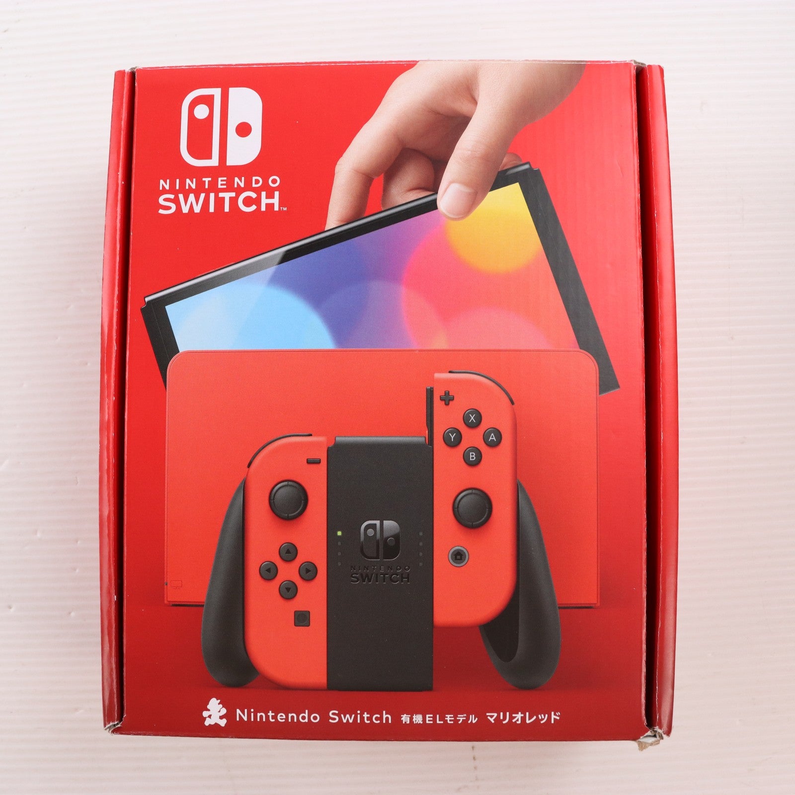 【中古即納】[Switch] (本体) Nintendo Switch(ニンテンドースイッチ) 有機ELモデル マリオレッド 任天堂(HEG-S-RAAAA)(20231006)
