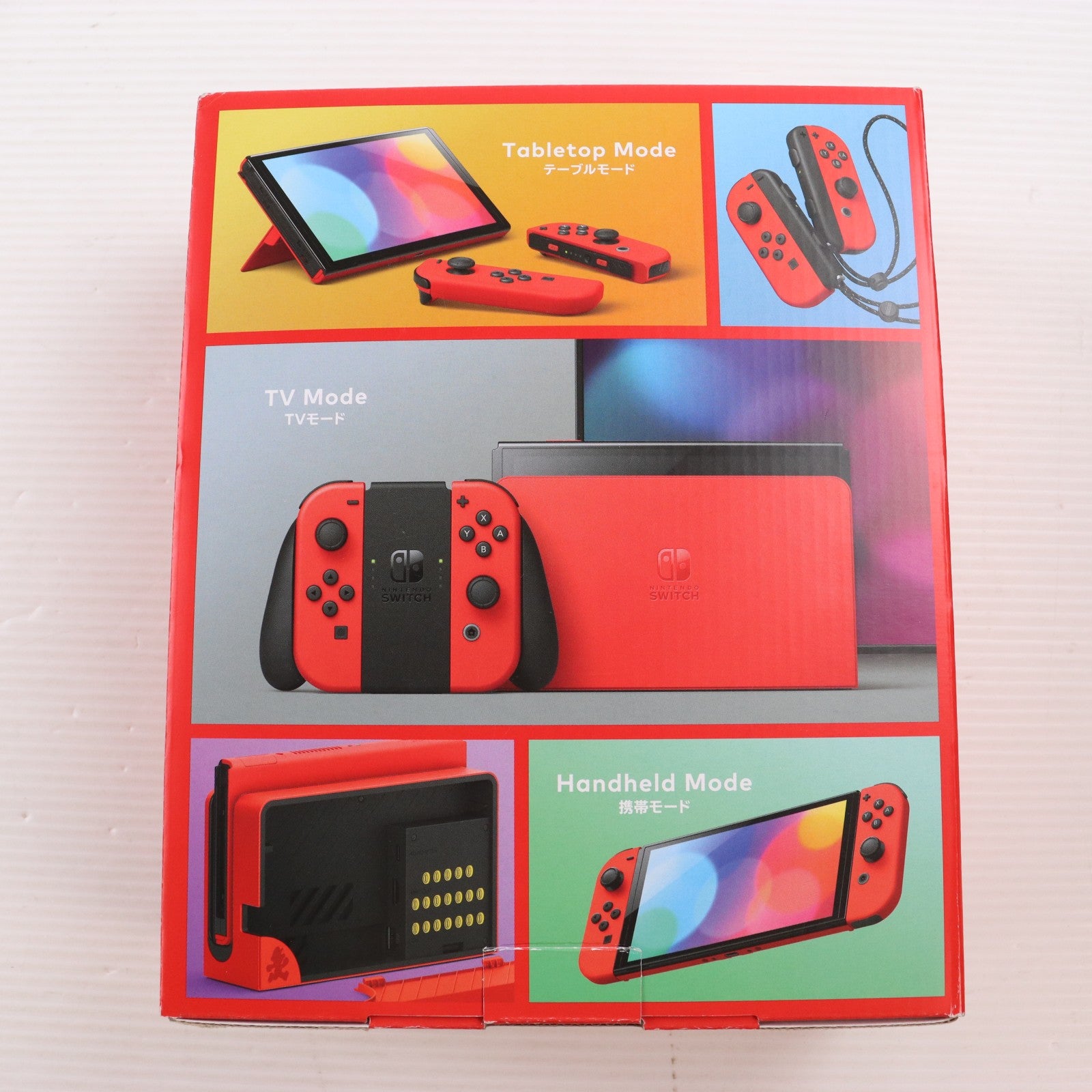 【中古即納】[Switch] (本体) Nintendo Switch(ニンテンドースイッチ) 有機ELモデル マリオレッド 任天堂(HEG-S-RAAAA)(20231006)