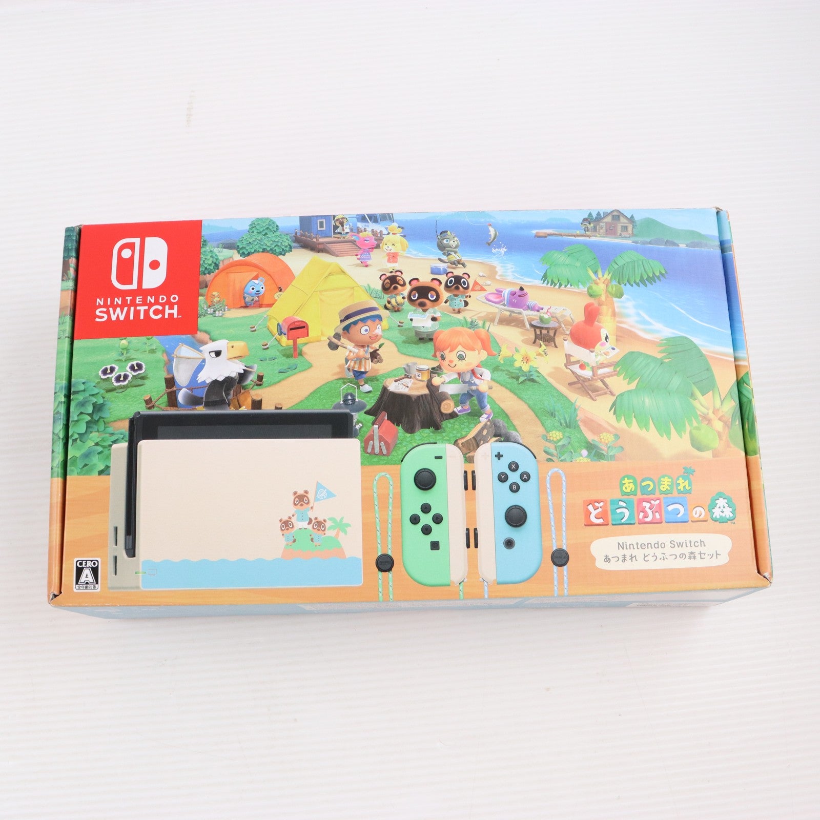 【中古即納】[Switch] (本体)(ソフト無し) Nintendo Switch(ニンテンドースイッチ) あつまれ どうぶつの森セット 任天堂(HAD-S-KEAGC)(20200320)