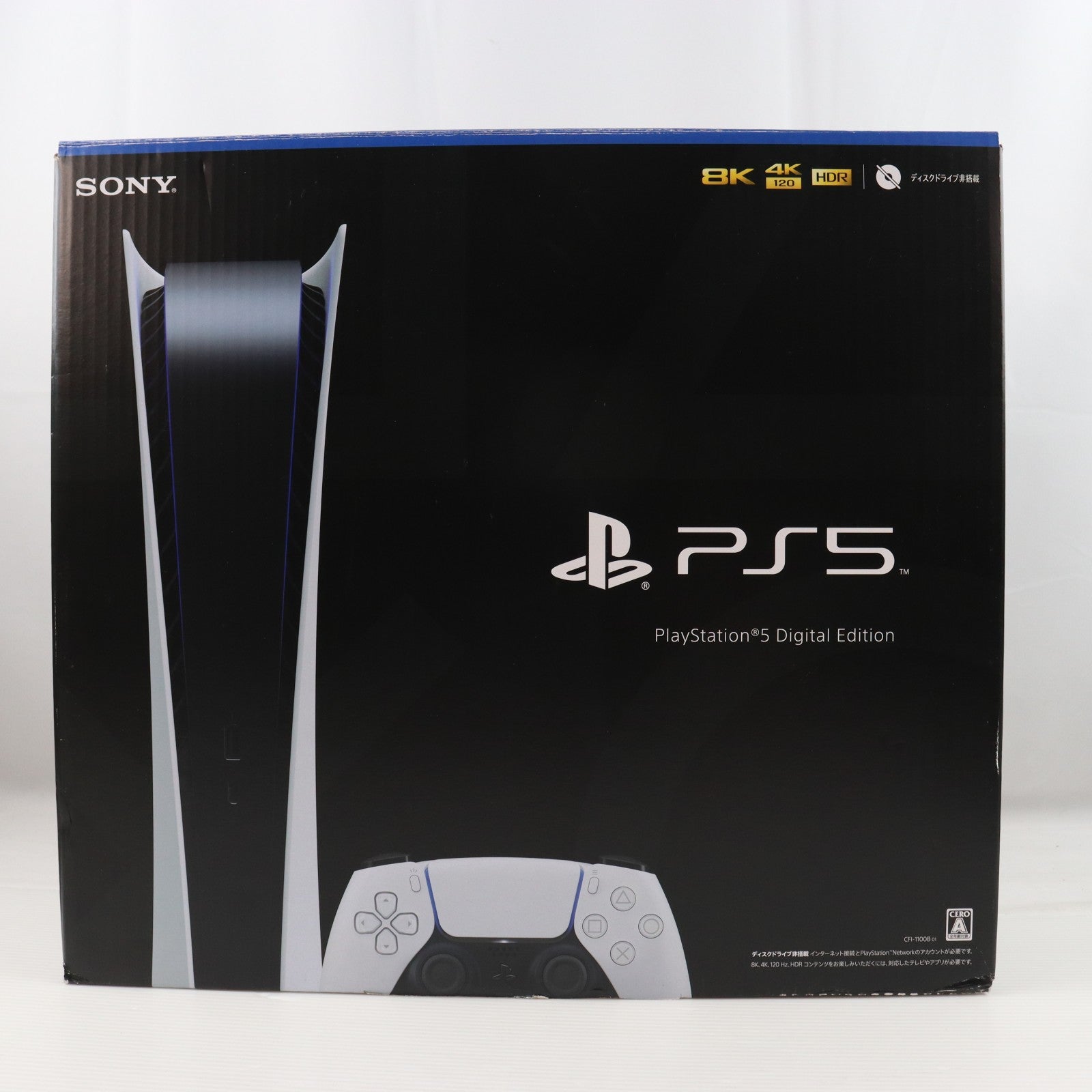 【中古即納】[PS5] (本体) PlayStation 5(プレイステーション5) デジタル・エディション SIE(CFI-1100B01)(20210720)