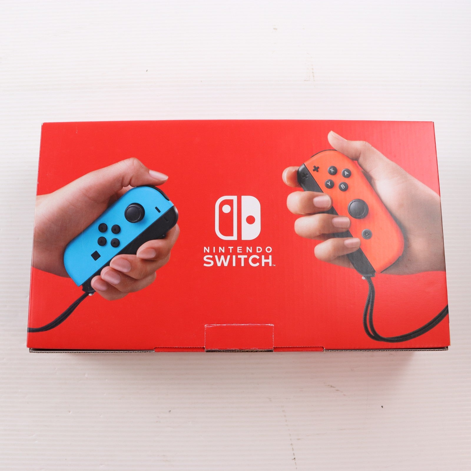 【中古即納】[Switch] (本体) Nintendo Switch(ニンテンドースイッチ) Joy-Con(L) ネオンブルー/(R) ネオンレッド 任天堂(HAD-S-KABAA)(20190830)