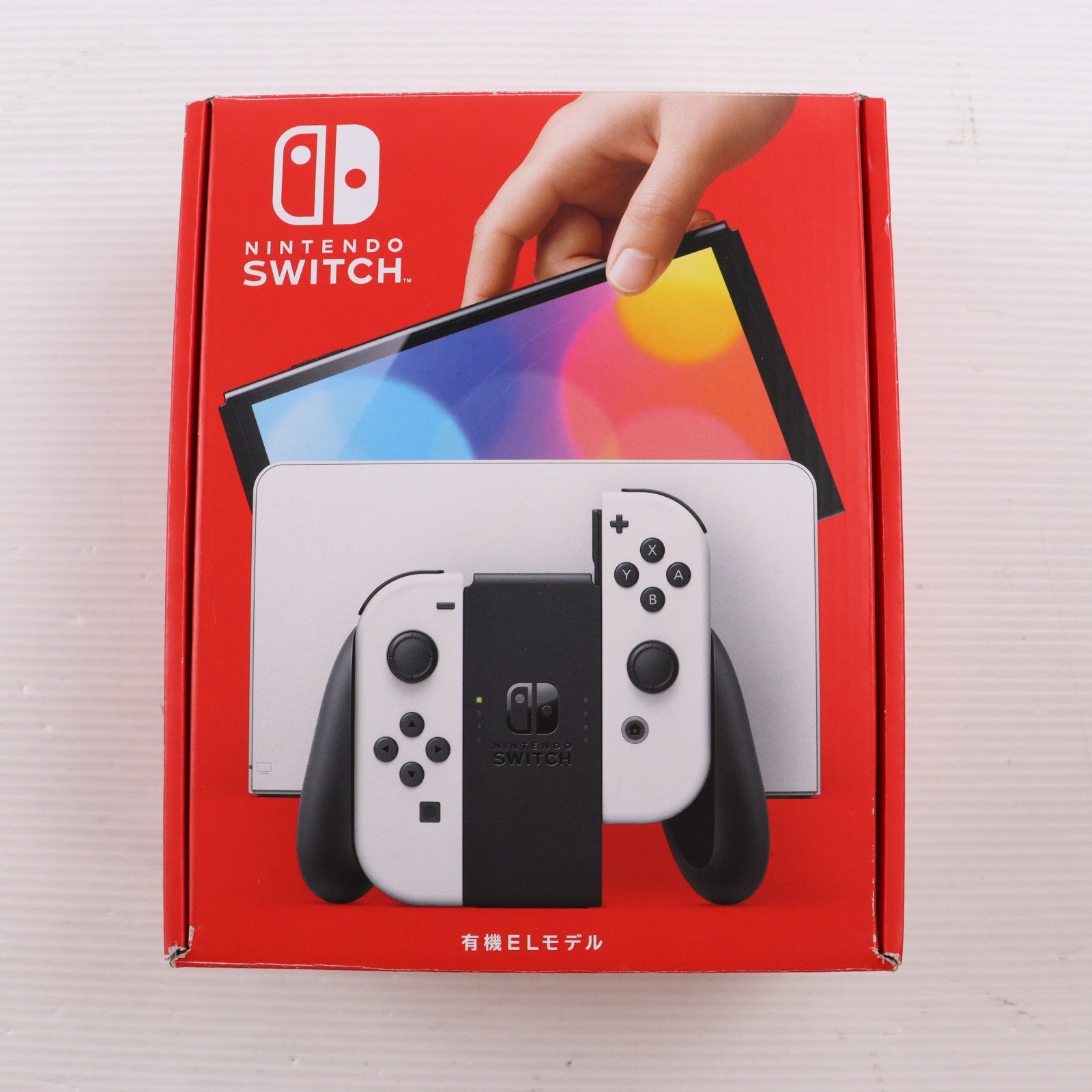 【中古即納】[Switch] (本体) Nintendo Switch(ニンテンドースイッチ) 有機ELモデル Joy-Con(L)/(R) ホワイト 任天堂(HEG-S-KAAAA)(20211008)