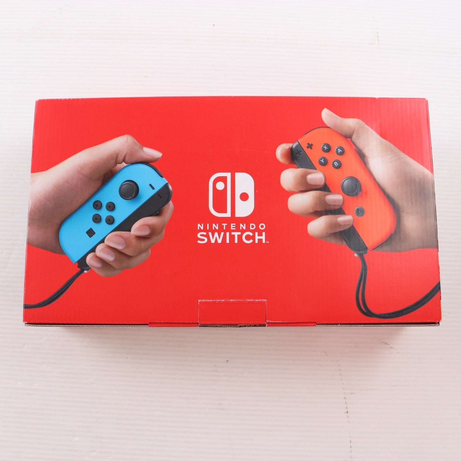 【中古即納】[Switch] (本体) Nintendo Switch(ニンテンドースイッチ) Joy-Con(L) ネオンブルー/(R) ネオンレッド 任天堂(HAD-S-KABAA)(20190830)