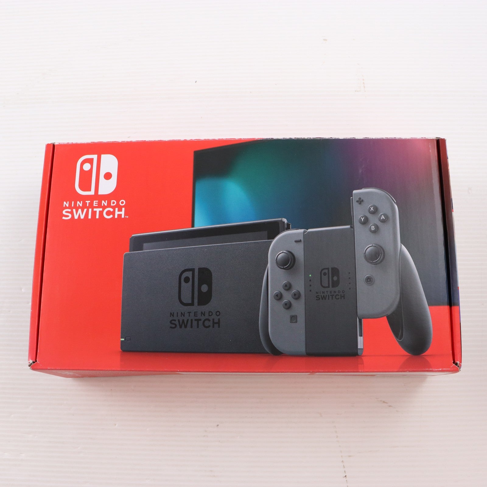 【中古即納】[Switch] (本体) Nintendo Switch(ニンテンドースイッチ) Joy-Con(L)/R グレー 任天堂(HAD-S-KAAAA)(20190830)