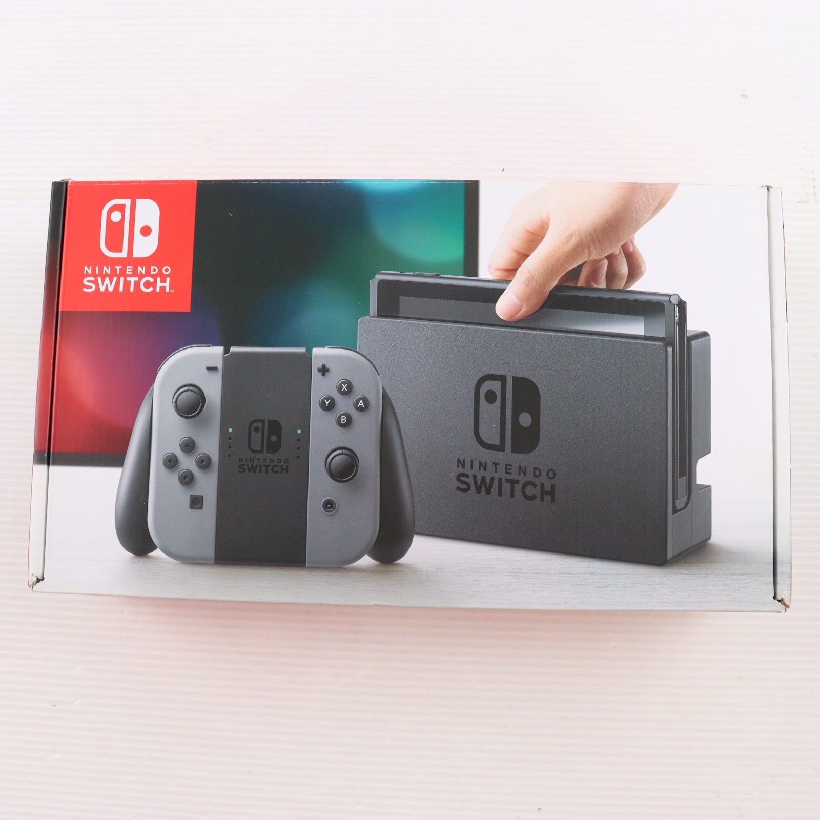 【中古即納】[Switch] (本体) Nintendo Switch(ニンテンドースイッチ) Joy-Con(L)/R グレー 任天堂(HAC-S-KAAAA)(20170303)