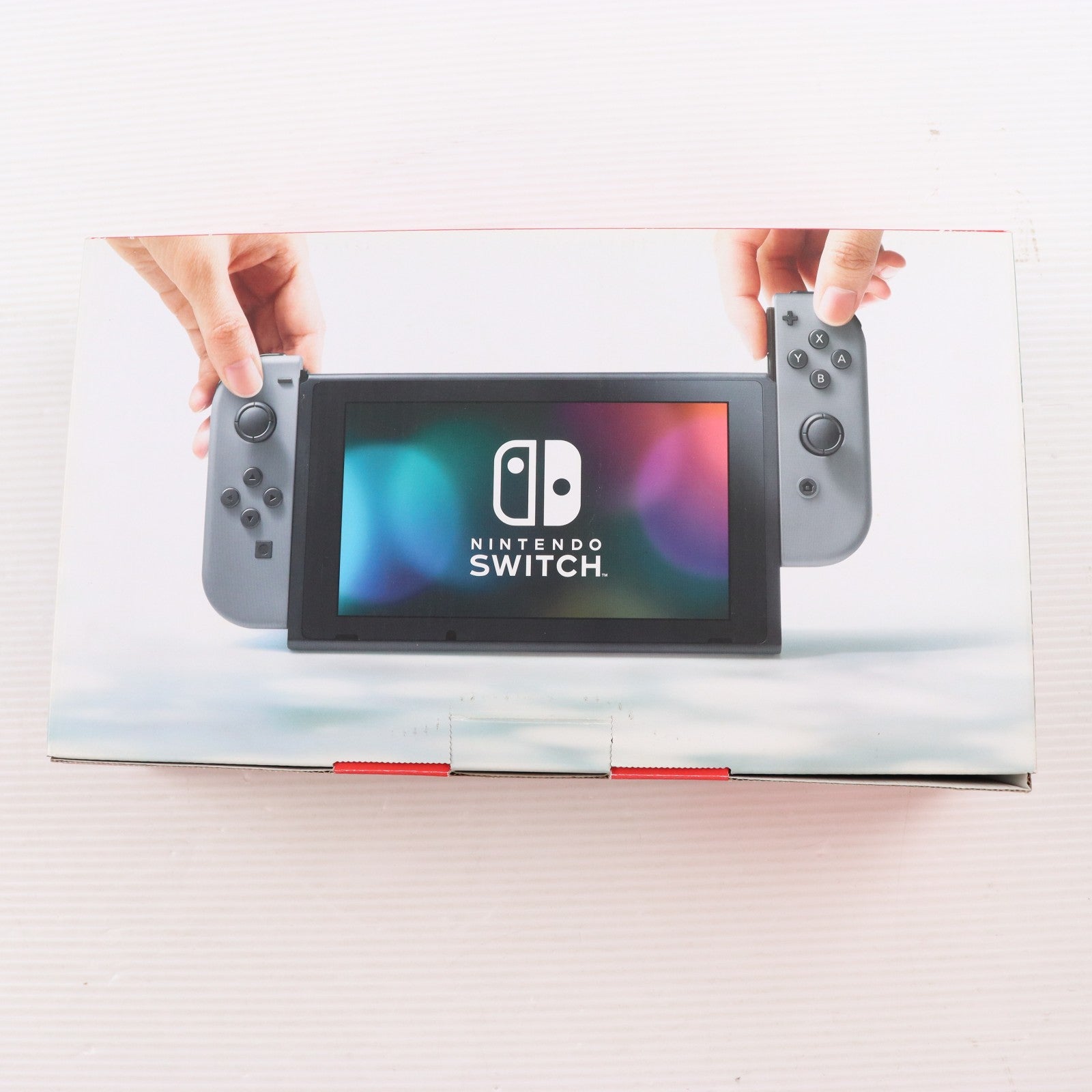 【中古即納】[Switch] (本体) Nintendo Switch(ニンテンドースイッチ) Joy-Con(L)/R グレー 任天堂(HAC-S-KAAAA)(20170303)