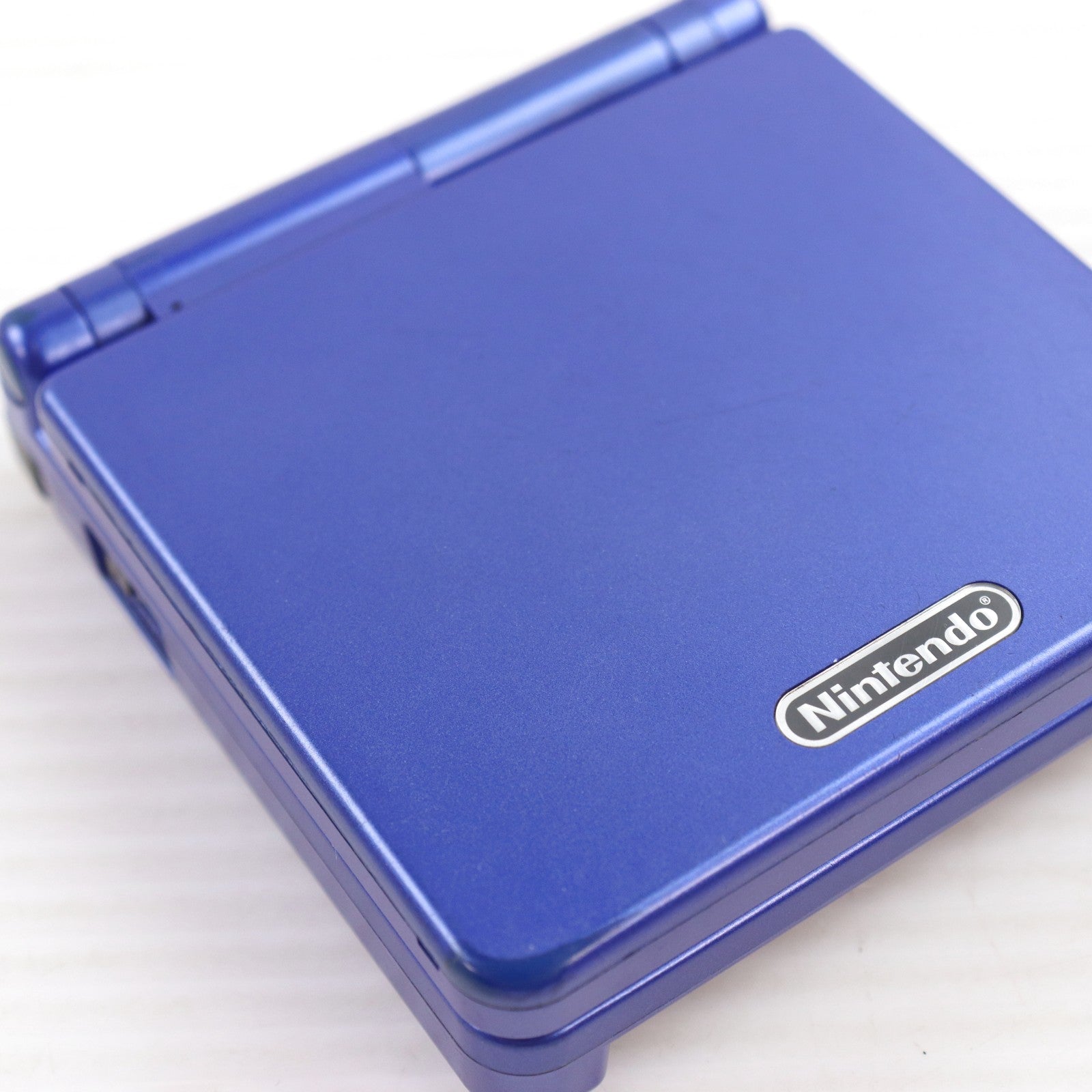 【中古即納】[GBA] (本体) GAMEBOY ADVANCE SP(ゲームボーイアドバンスSP) アズライトブルー 任天堂(AGS-S-ZBA)(20030214)