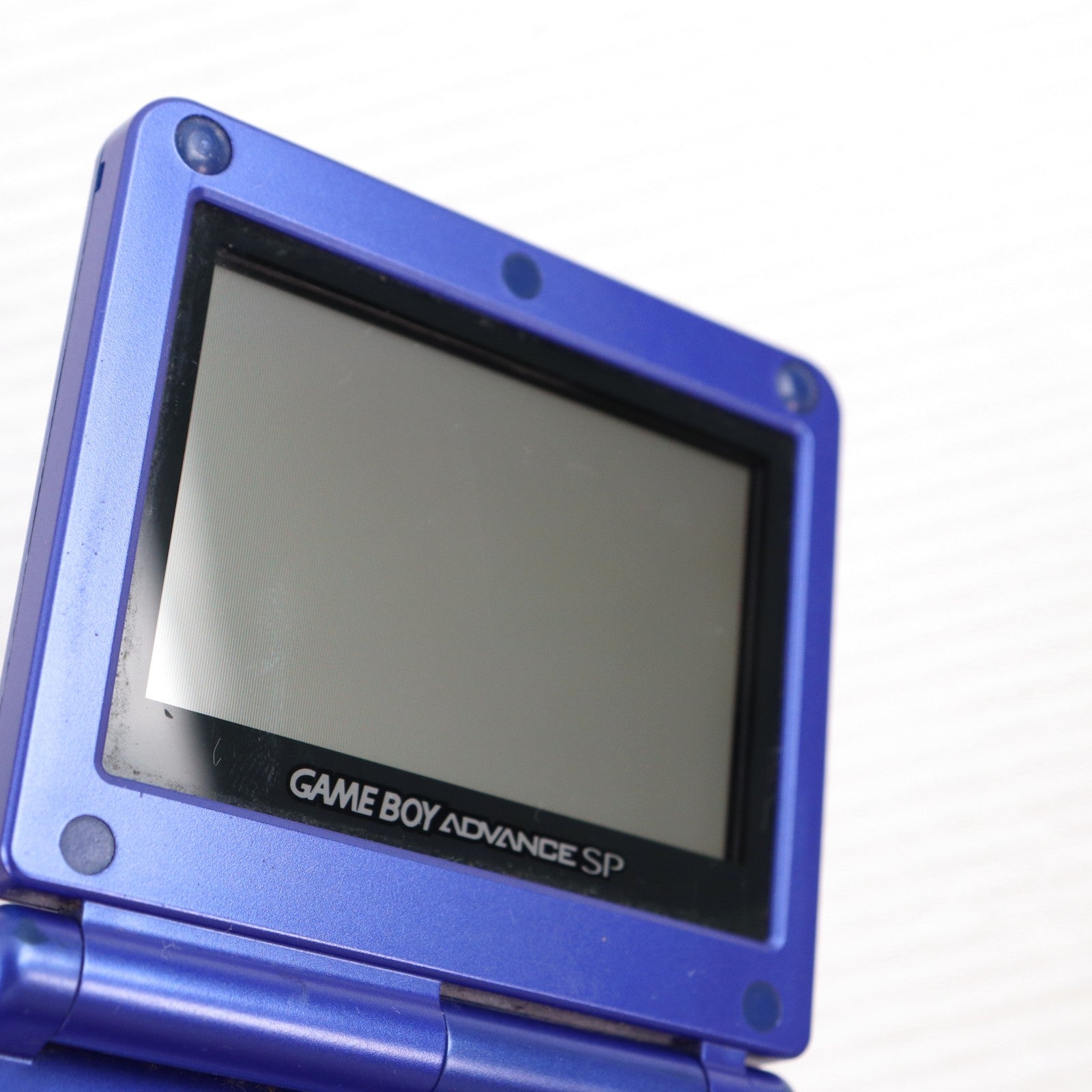 【中古即納】[GBA] (本体) GAMEBOY ADVANCE SP(ゲームボーイアドバンスSP) アズライトブルー 任天堂(AGS-S-ZBA)(20030214)
