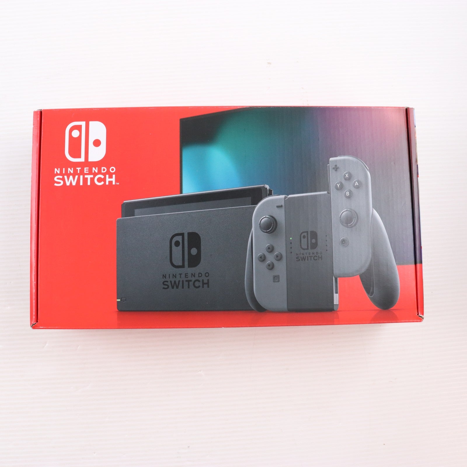 【中古即納】[Switch] (本体) Nintendo Switch(ニンテンドースイッチ) Joy-Con(L)/R グレー 任天堂(HAD-S-KAAAA)(20190830)