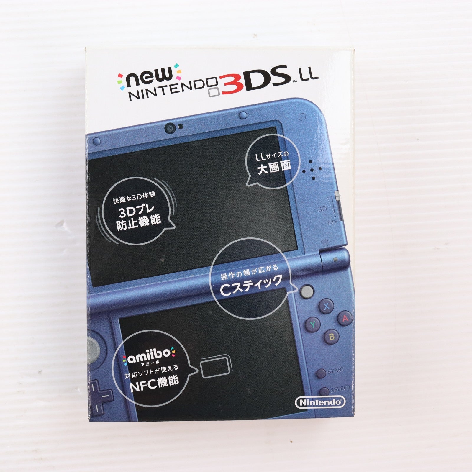 【中古即納】[3DS] (本体) Newニンテンドー3DS LL メタリックブルー 任天堂(RED-S-BAAA)(20141011)