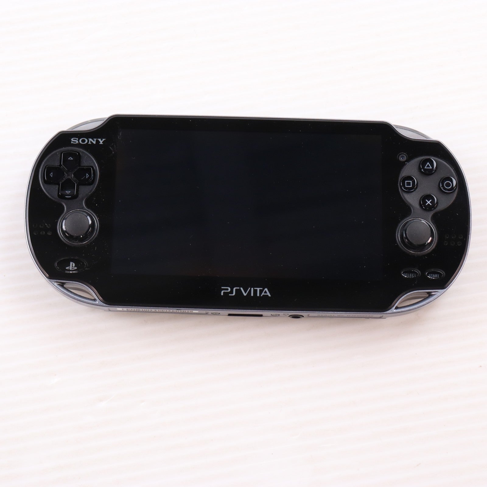 【中古即納】[PSVita] (本体) PlayStation Vita(プレイステーション ヴィータ) Wi-Fiモデル クリスタル・ブラック SCE(PCH-1000ZA01)(20111217)