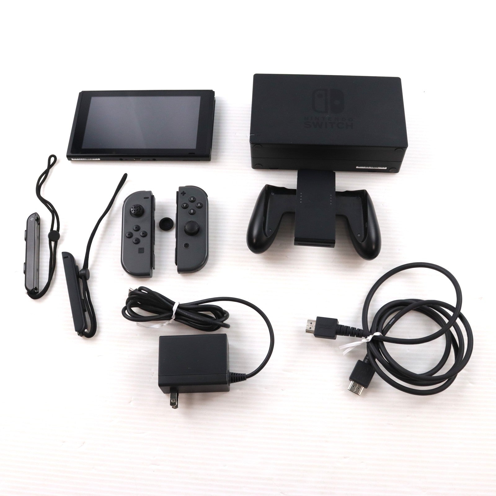 【中古即納】[Switch] (本体) Nintendo Switch(ニンテンドースイッチ) Joy-Con(L)/R グレー 任天堂(HAD-S-KAAAA)(20190830)