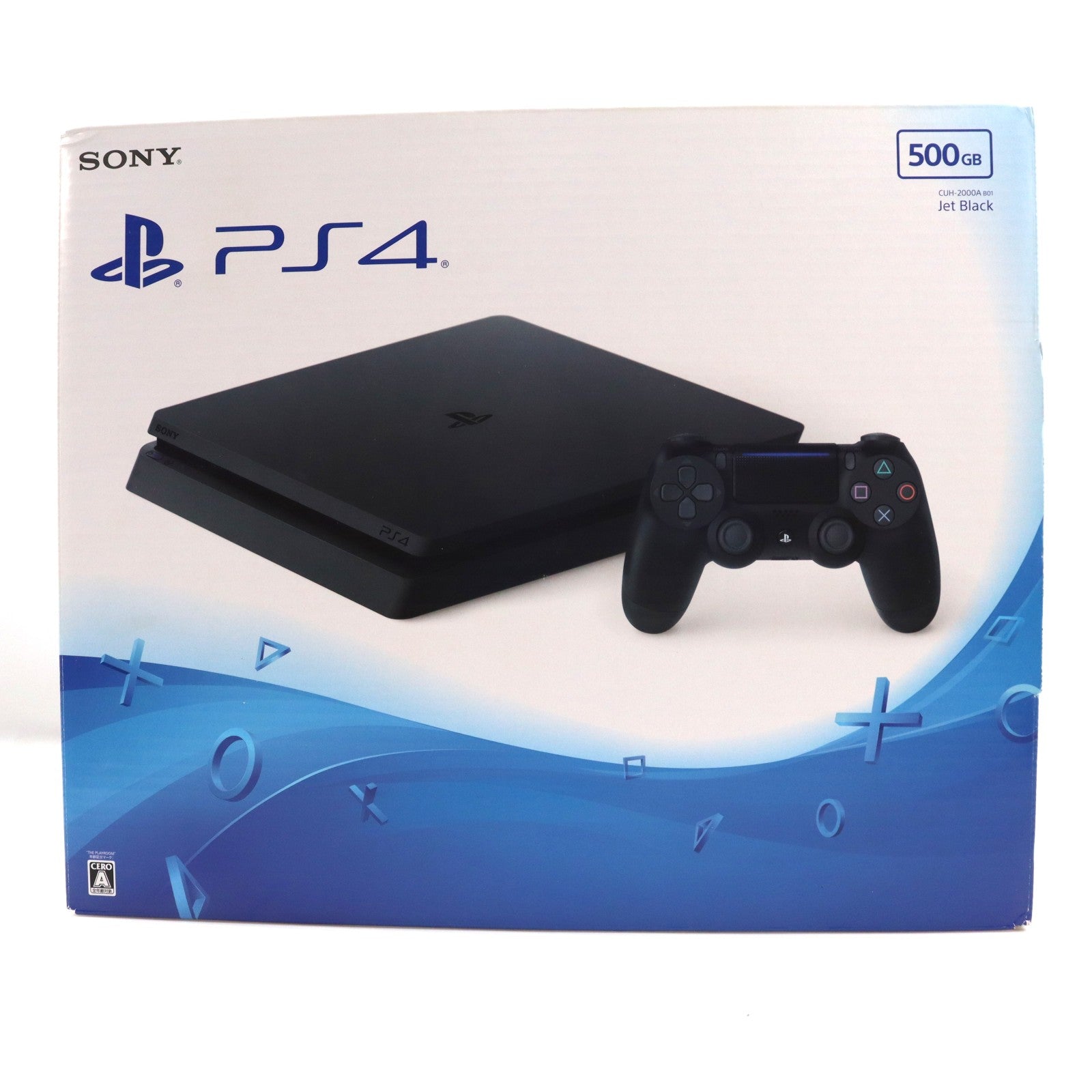 【中古即納】[PS4] (本体) PlayStation 4(プレイステーション4) ジェット・ブラック HDD500GB SIE(CUH-2000AB01)(20160915)