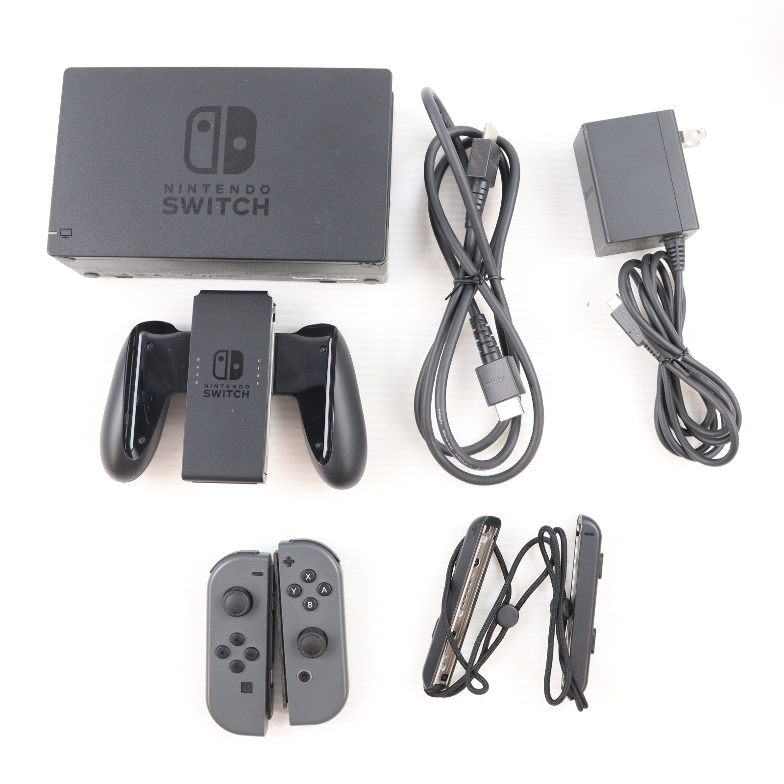【中古即納】[Switch] (本体) Nintendo Switch(ニンテンドースイッチ) Joy-Con(L)/R グレー 任天堂(HAD-S-KAAAA)(20190830)