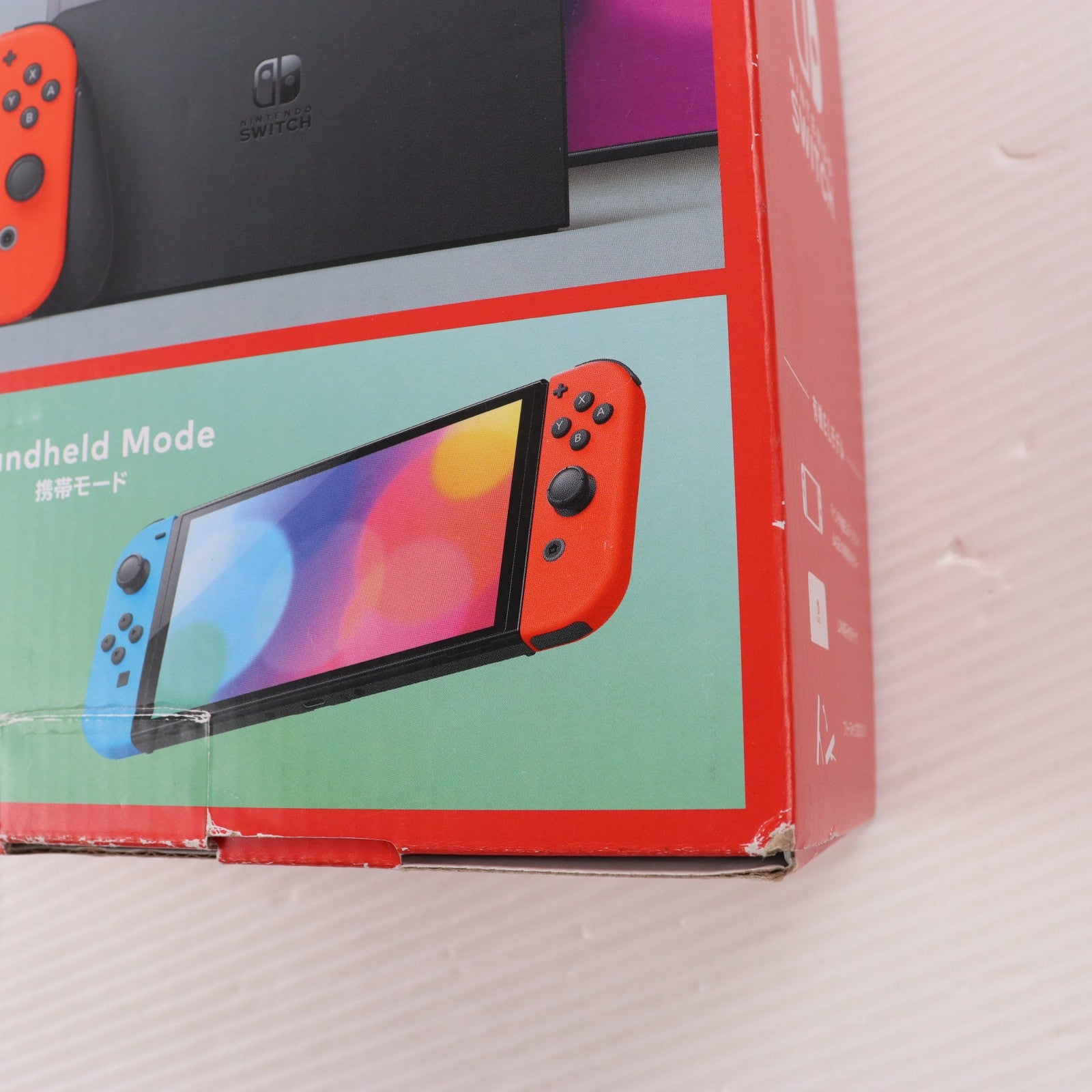 【中古即納】[Switch] (本体) Nintendo Switch(ニンテンドースイッチ) 有機ELモデル Joy-Con(L) ネオンブルー/R ネオンレッド 任天堂(HEG-S-KABAA)(20211008)