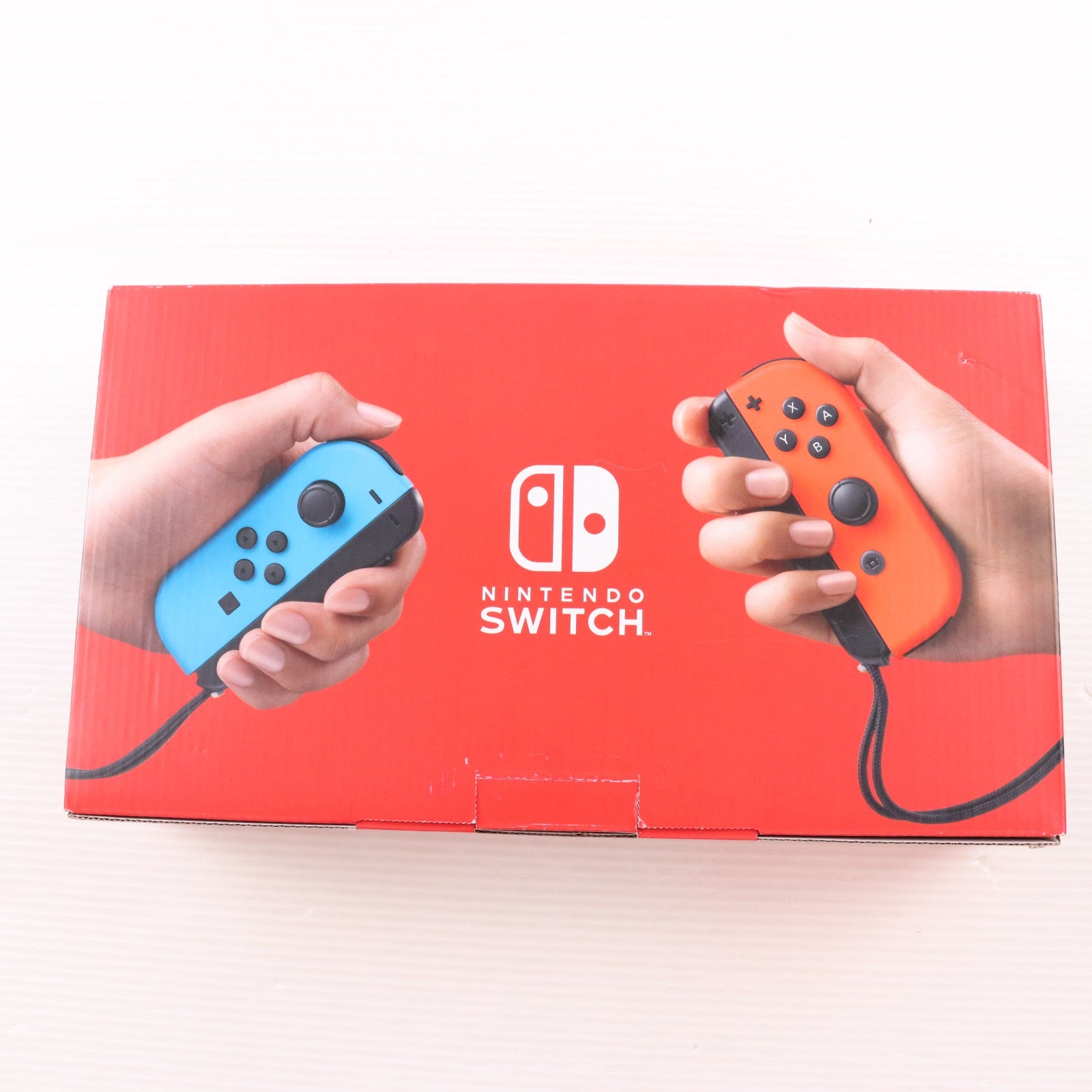 【中古即納】[Switch] (本体)(未使用) Nintendo Switch(ニンテンドースイッチ) Joy-Con(L) ネオンブルー/(R) ネオンレッド 任天堂(HAD-S-KABAA)(20190830)