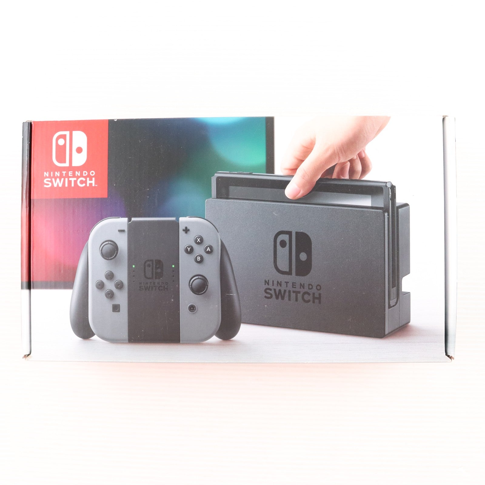【中古即納】[Switch] (本体) Nintendo Switch(ニンテンドースイッチ) Joy-Con(L)/R グレー 任天堂(HAC-S-KAAAA)(20170303)