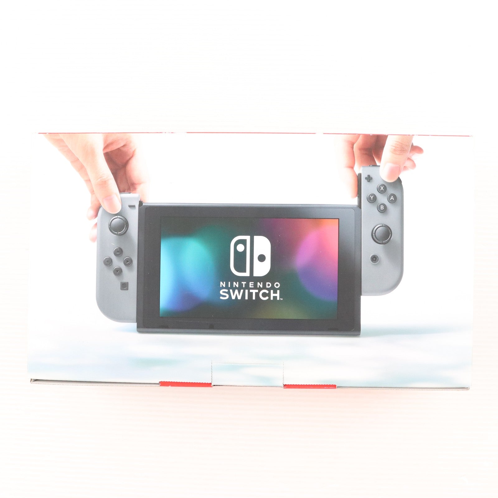【中古即納】[Switch] (本体) Nintendo Switch(ニンテンドースイッチ) Joy-Con(L)/R グレー 任天堂(HAC-S-KAAAA)(20170303)