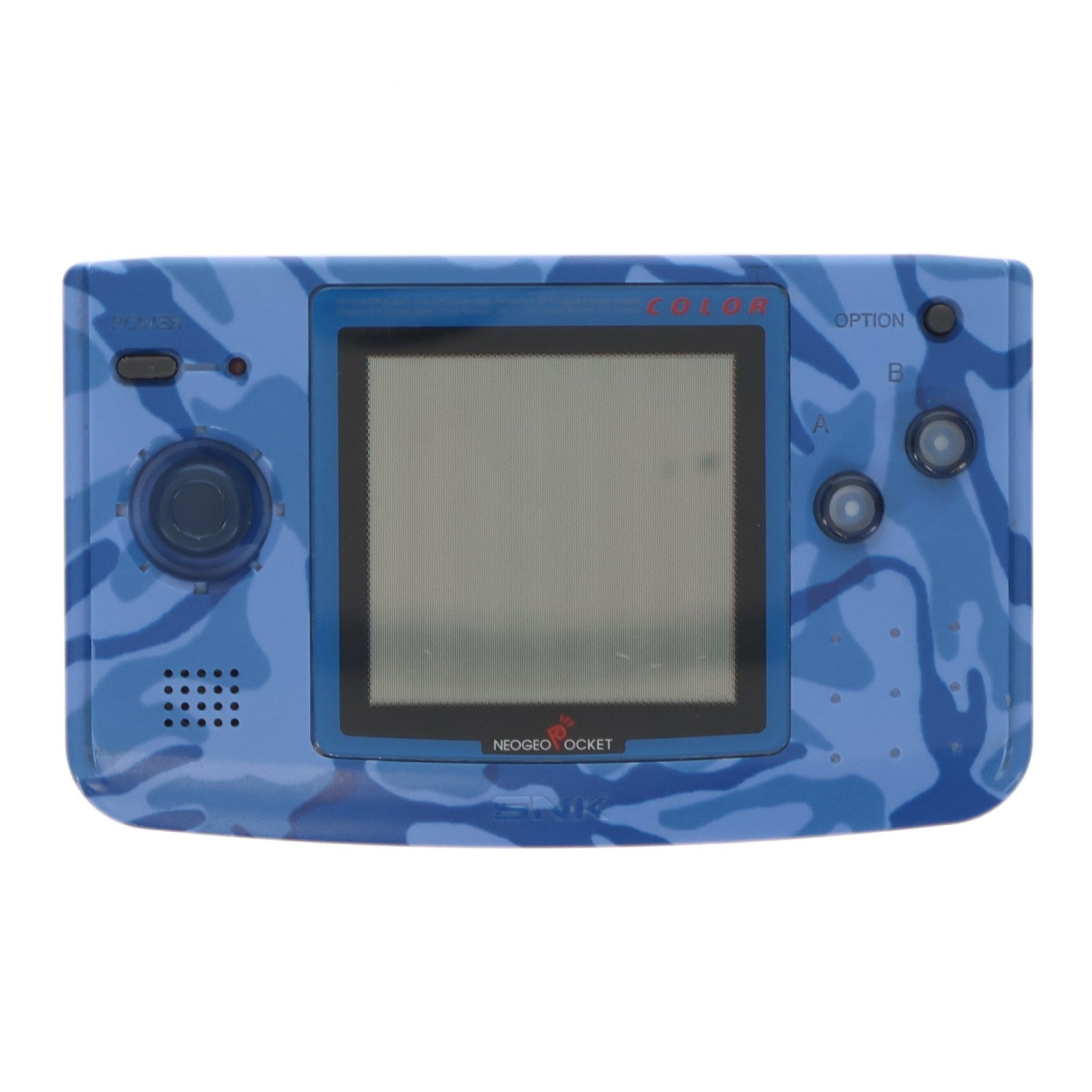 【中古即納】[NGP] (本体) ネオジオポケットカラー カモフラージュブルー SNK(エスエヌケイ)(NEOP54010)(19990319)