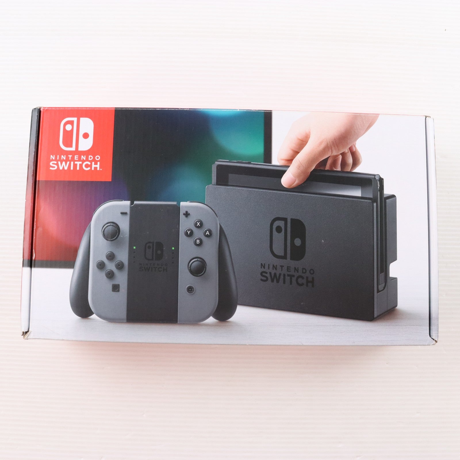 【中古即納】[Switch] (本体) Nintendo Switch(ニンテンドースイッチ) Joy-Con(L)/R グレー 任天堂(HAC-S-KAAAA)(20170303)
