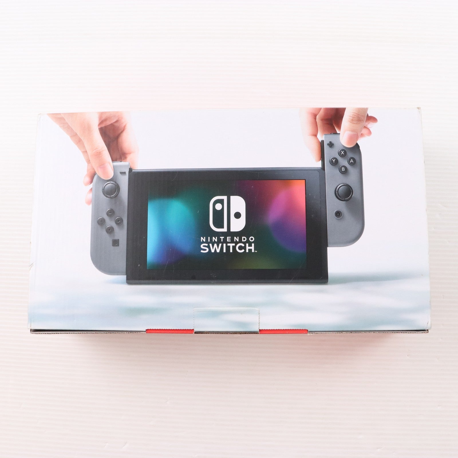 【中古即納】[Switch] (本体) Nintendo Switch(ニンテンドースイッチ) Joy-Con(L)/R グレー 任天堂(HAC-S-KAAAA)(20170303)