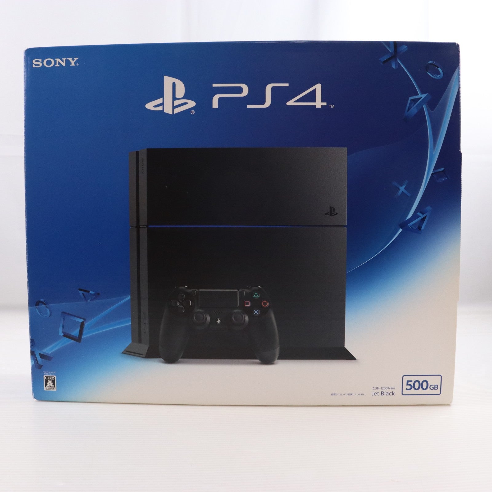 【中古即納】[PS4] (本体) PlayStation 4(プレイステーション4) ジェット・ブラック HDD500GB SCE(CUH-1200AB01)(20150625)