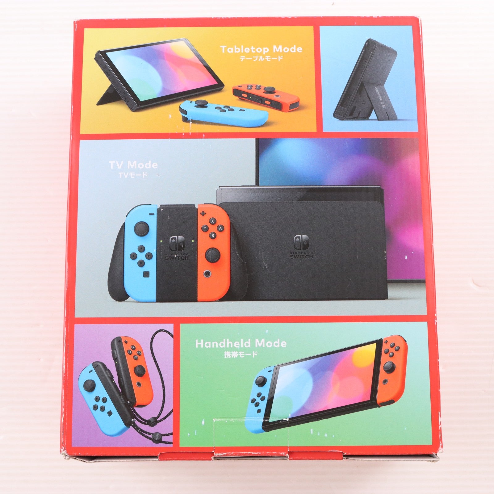 【中古即納】[Switch] (本体) Nintendo Switch(ニンテンドースイッチ) 有機ELモデル Joy-Con(L) ネオンブルー/R ネオンレッド 任天堂(HEG-S-KABAA)(20211008)
