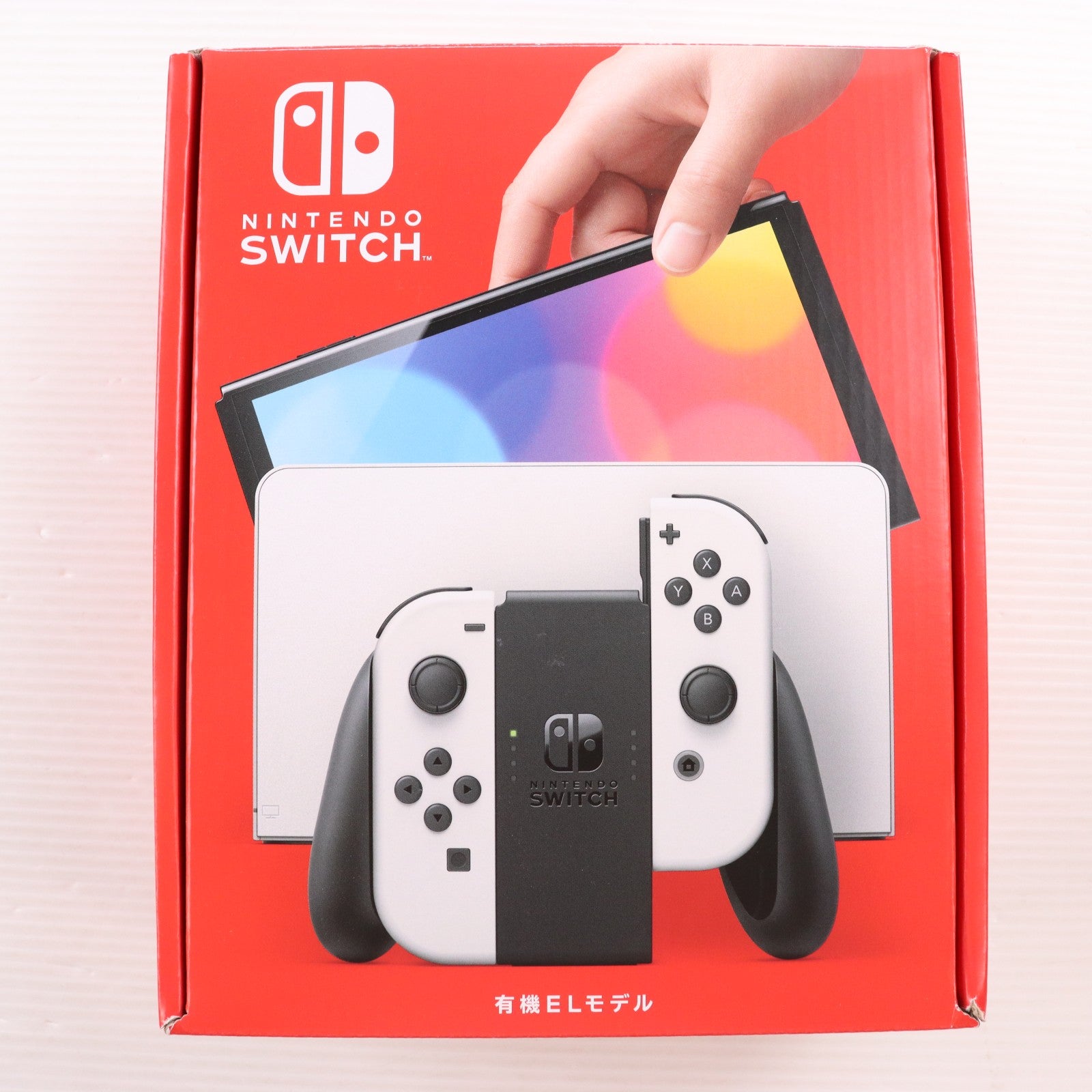 【中古即納】[Switch] (本体) Nintendo Switch(ニンテンドースイッチ) 有機ELモデル Joy-Con(L)/(R) ホワイト 任天堂(HEG-S-KAAAA)(20211008)