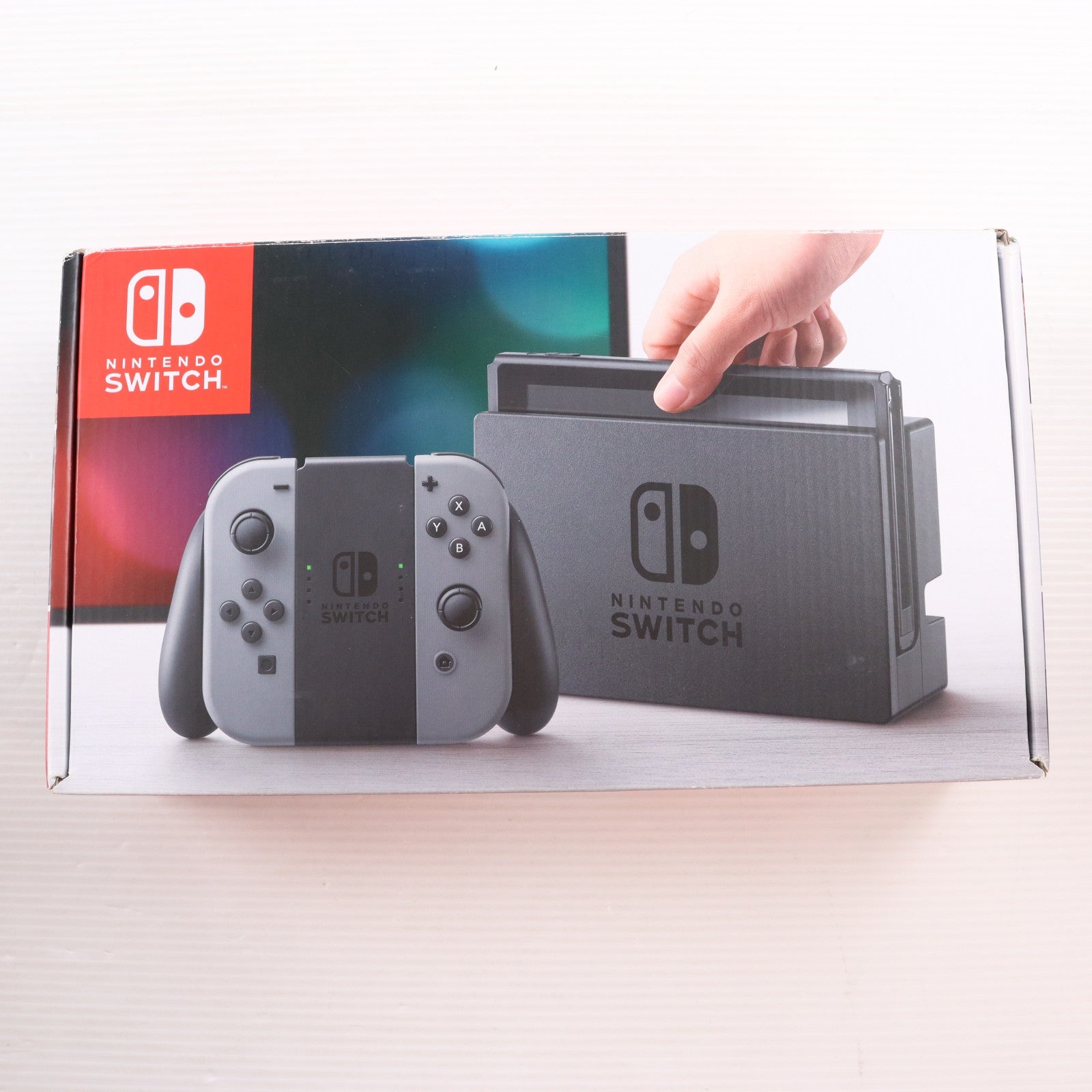 【中古即納】[Switch] (本体) Nintendo Switch(ニンテンドースイッチ) Joy-Con(L)/R グレー 任天堂(HAC-S-KAAAA)(20170303)