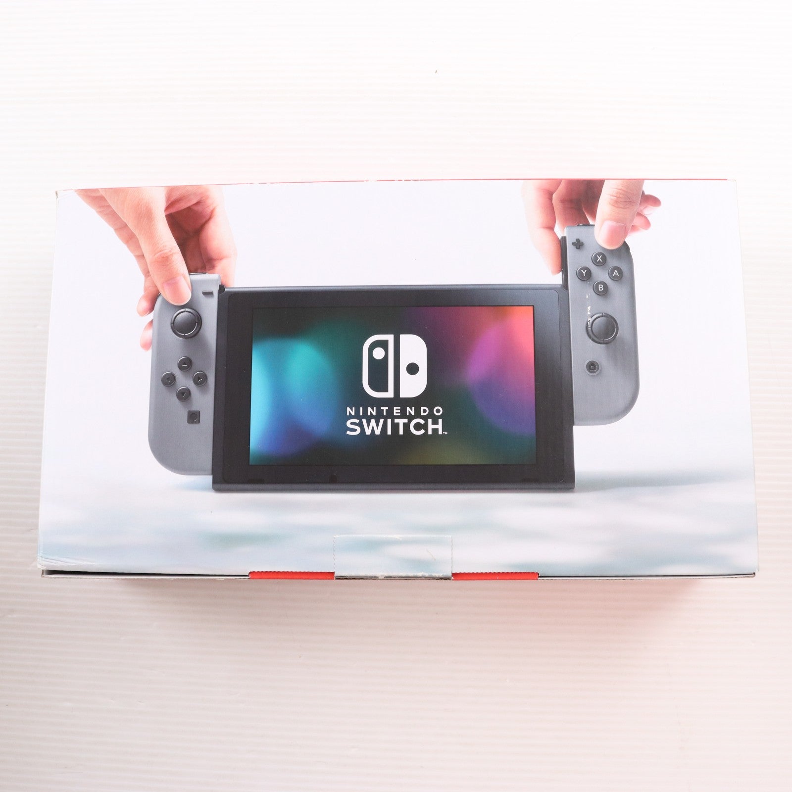 【中古即納】[Switch] (本体) Nintendo Switch(ニンテンドースイッチ) Joy-Con(L)/R グレー 任天堂(HAC-S-KAAAA)(20170303)