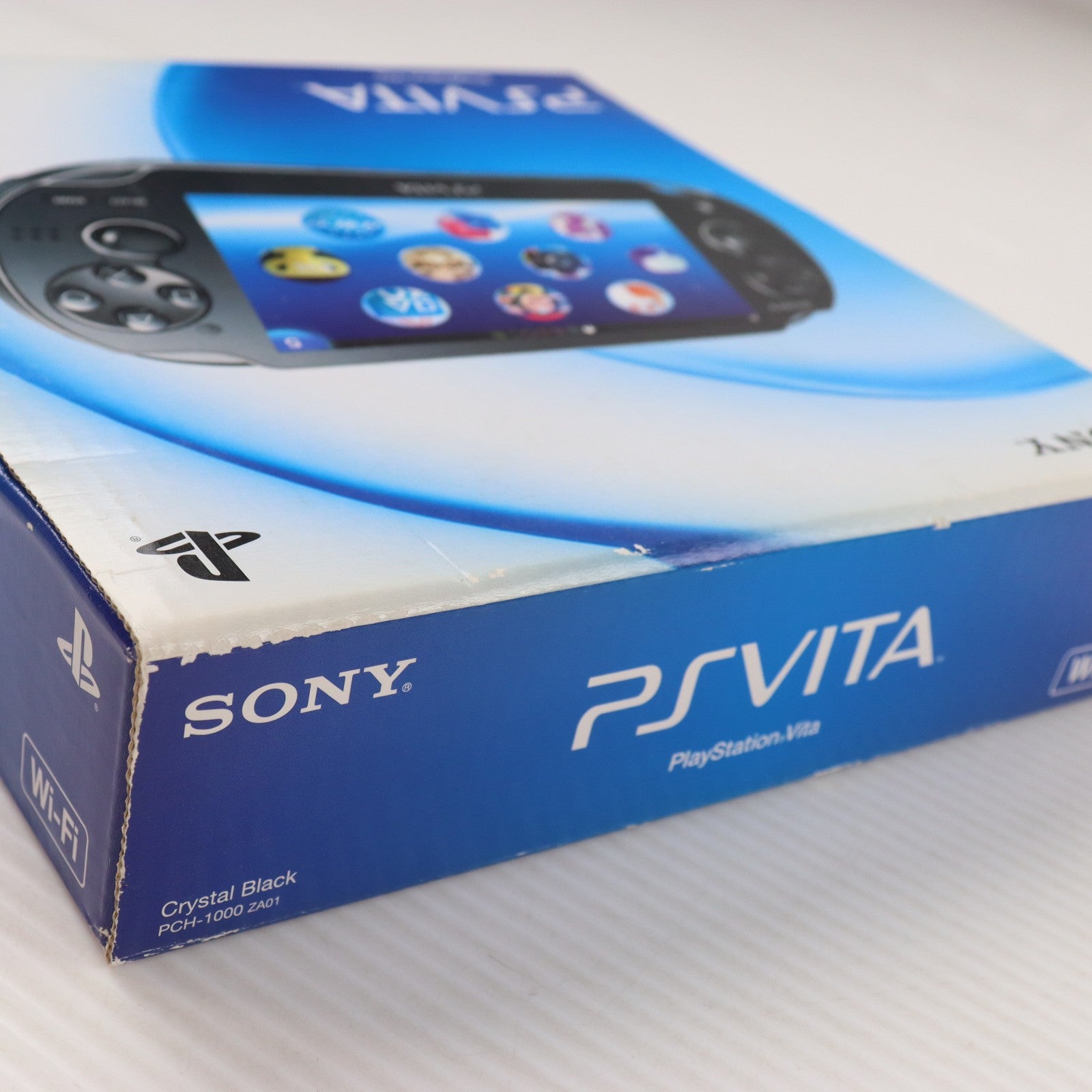 【中古即納】[PSVita] (本体) PlayStation Vita(プレイステーション ヴィータ) Wi-Fiモデル クリスタル・ブラック SCE(PCH-1000ZA01)(20111217)