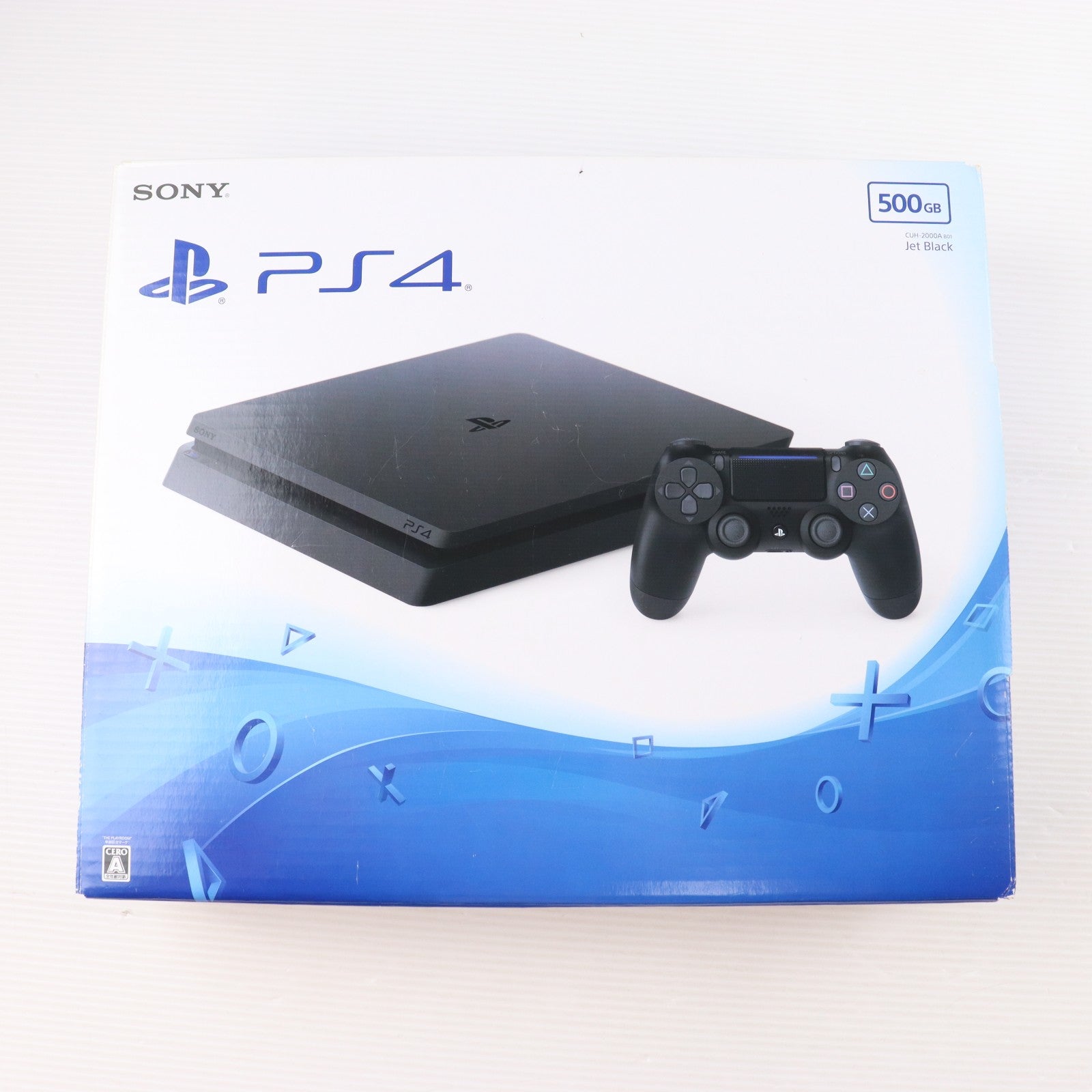 【中古即納】[PS4] (本体) PlayStation 4(プレイステーション4) ジェット・ブラック HDD500GB SIE(CUH-2000AB01)(20160915)