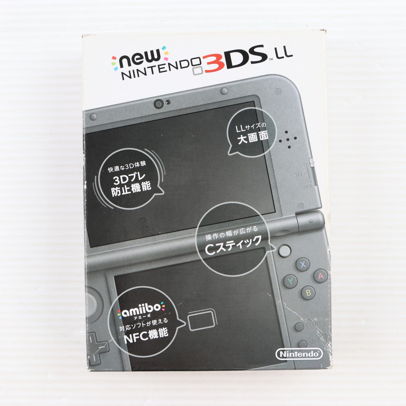 【中古即納】[3DS] (本体) Newニンテンドー3DS LL メタリックブラック 任天堂(RED-S-VAAA)(20141011)