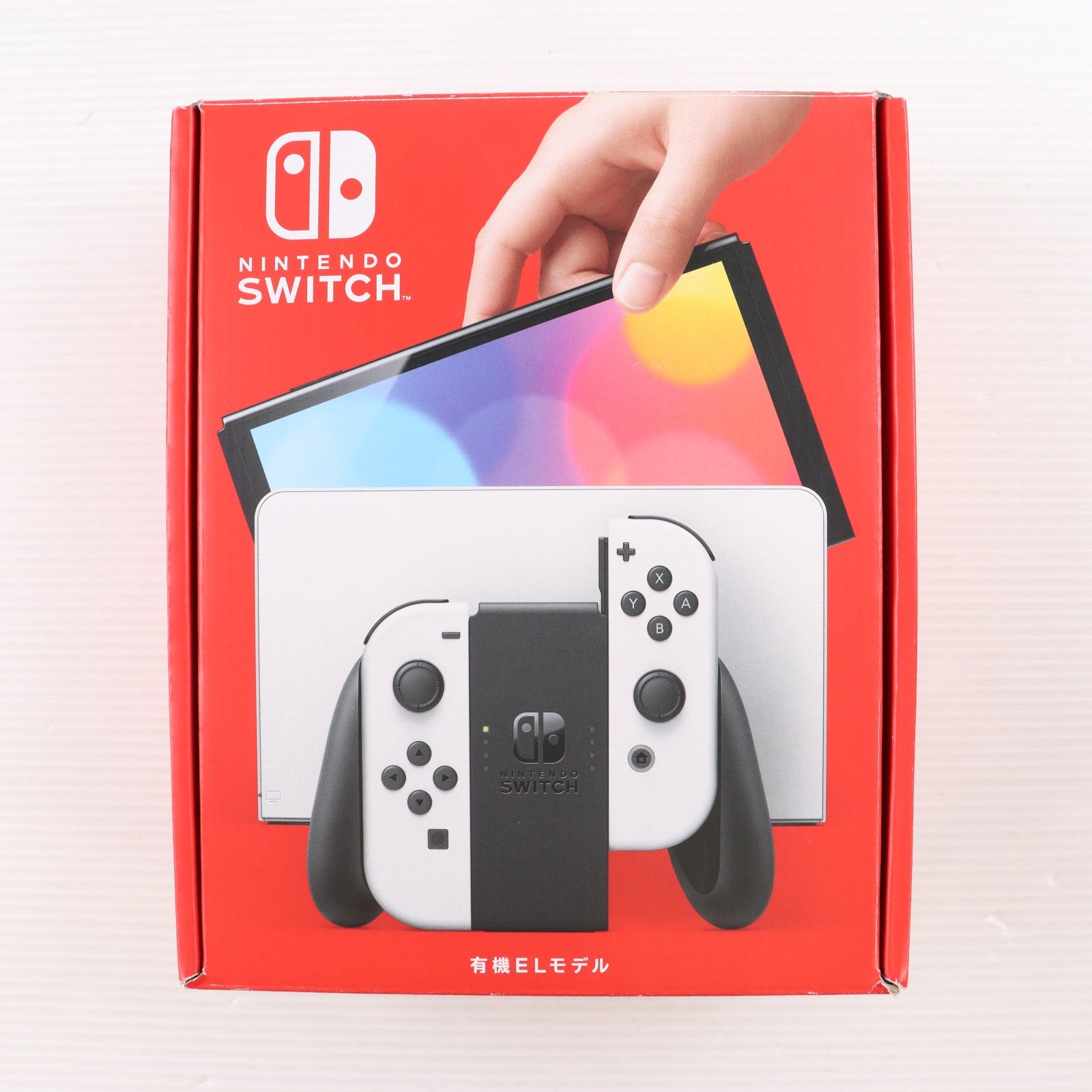 【中古即納】[Switch] (本体)(未使用) Nintendo Switch(有機ELモデル) ニンテンドースイッチ Joy-Con(L)/R ホワイト 任天堂(HEG-S-KAAAA)(20211008)