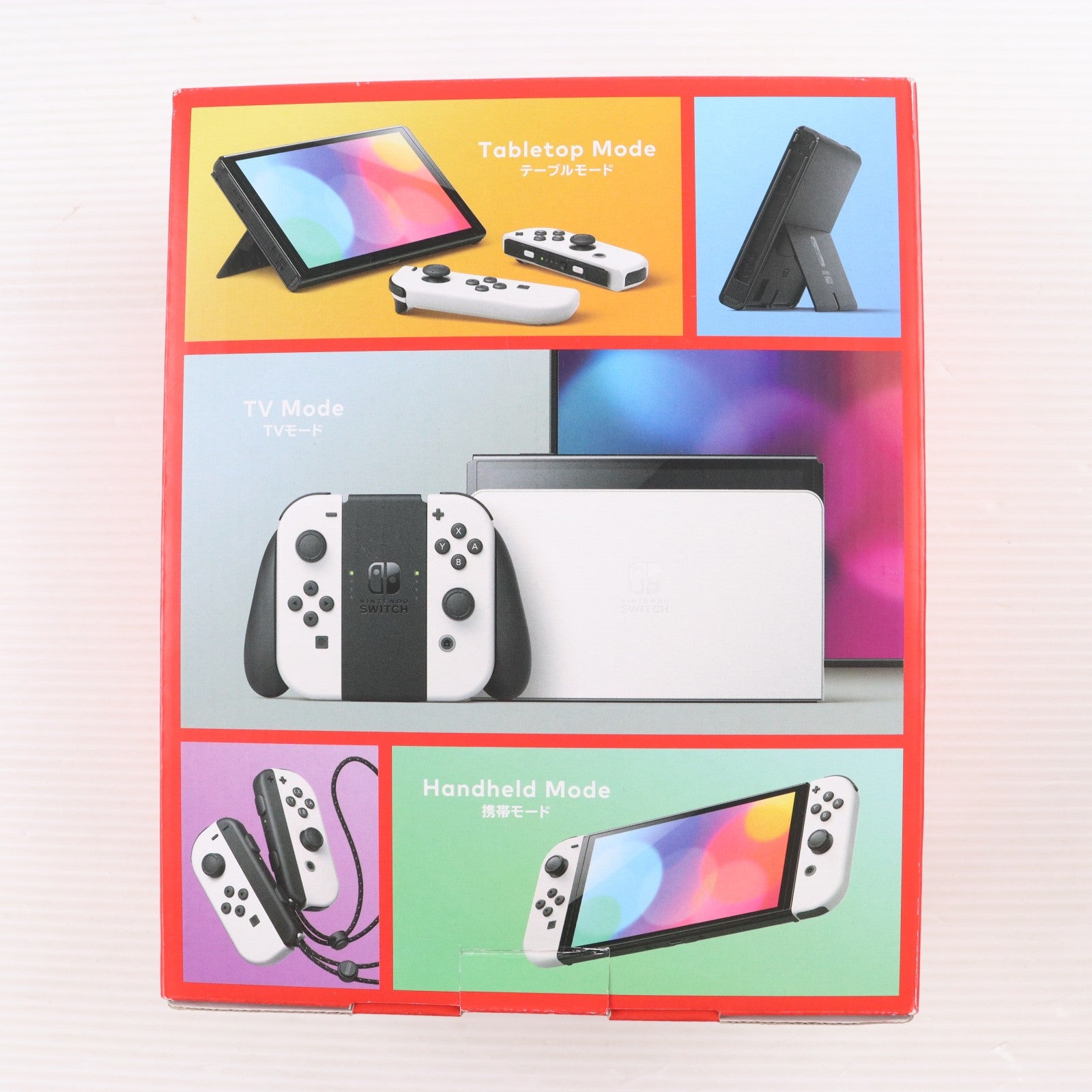 【中古即納】[Switch] (本体)(未使用) Nintendo Switch(有機ELモデル) ニンテンドースイッチ Joy-Con(L)/R ホワイト 任天堂(HEG-S-KAAAA)(20211008)