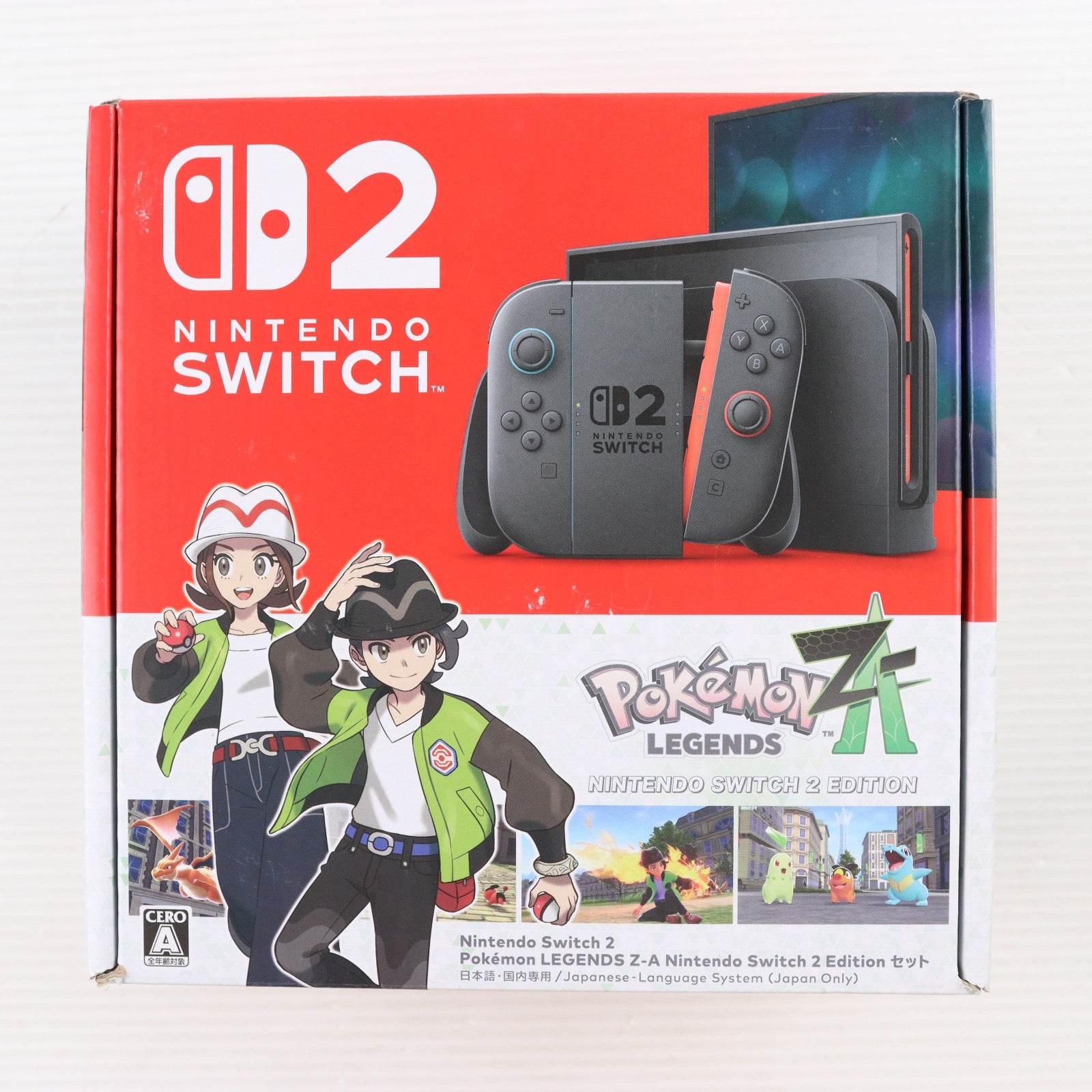 【中古即納】[Switch2] (本体)(未使用) Nintendo Switch 2(ニンテンドースイッチ2)(日本語・国内専用) Pok&eacute;mon LEGENDS Z-A Nintendo Switch 2 Edition(ポケモンレジェンズ ゼットエー ニンテンドースイッチ2エディション) 任天堂(BEE-S-KB6PC)(20251016)