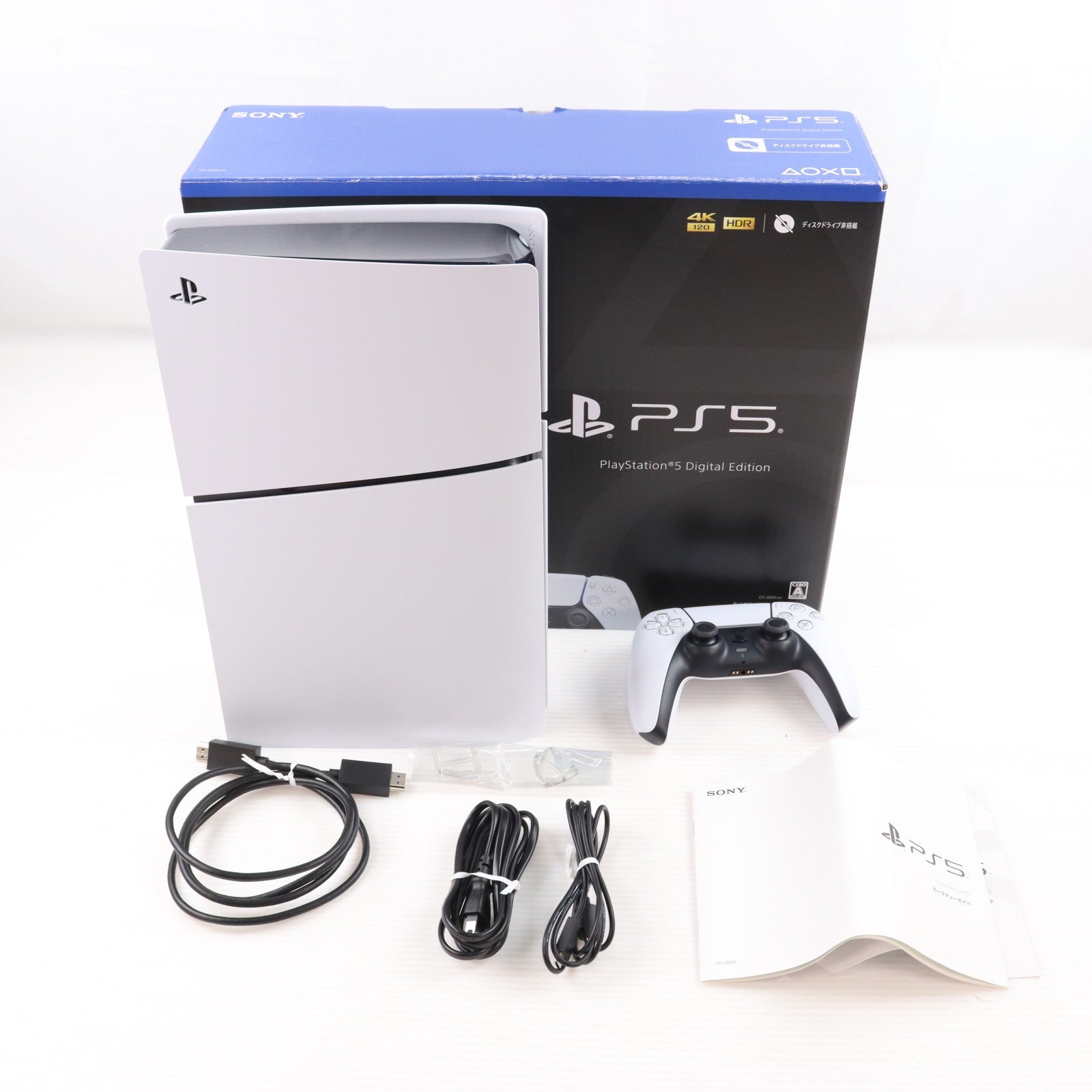 【中古即納】[PS5] (本体) PlayStation 5(プレイステーション5) slimモデル(スリムモデル) デジタル・エディション SIE(CFI-2000B01)(20231110)