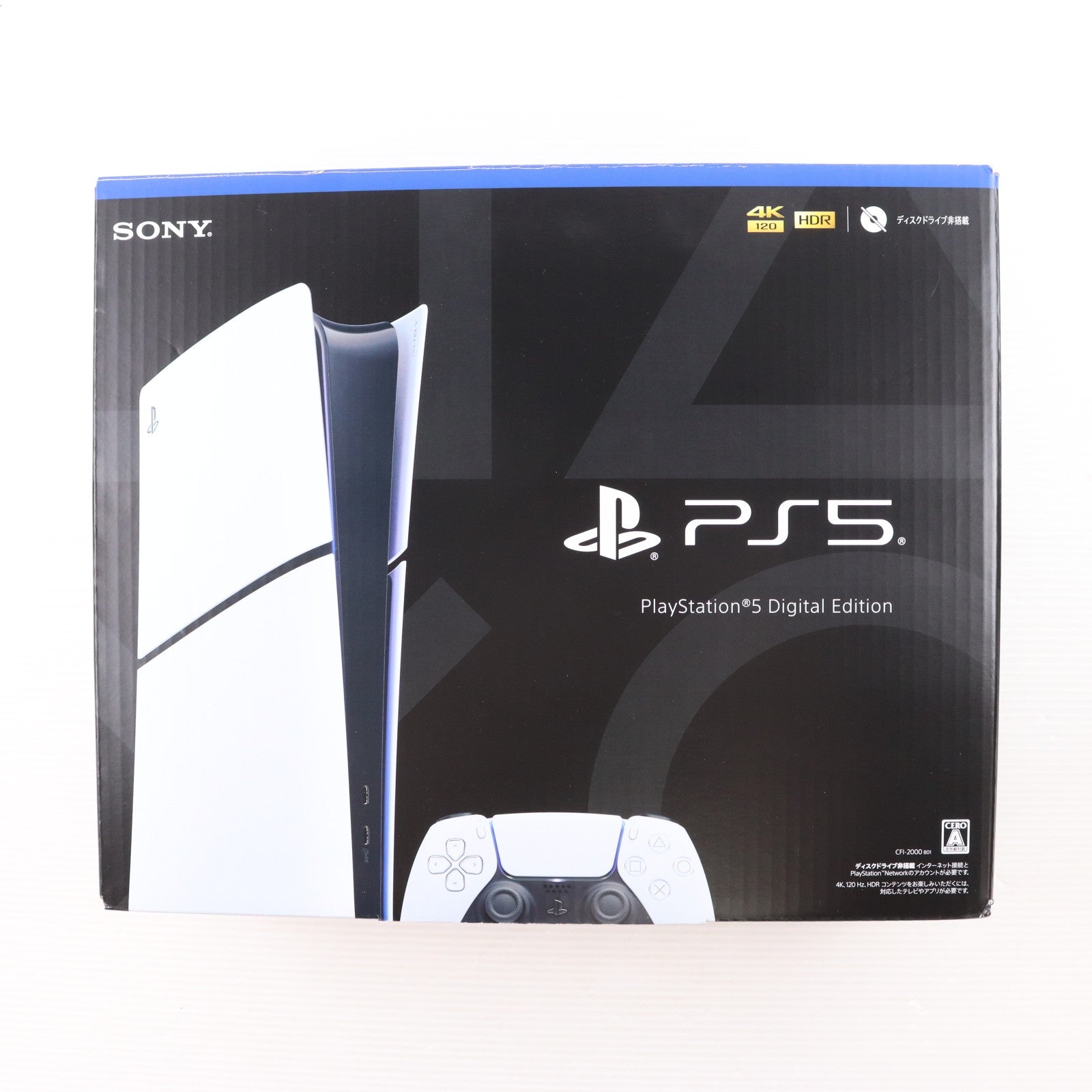 【中古即納】[PS5] (本体) PlayStation 5(プレイステーション5) slimモデル(スリムモデル) デジタル・エディション SIE(CFI-2000B01)(20231110)