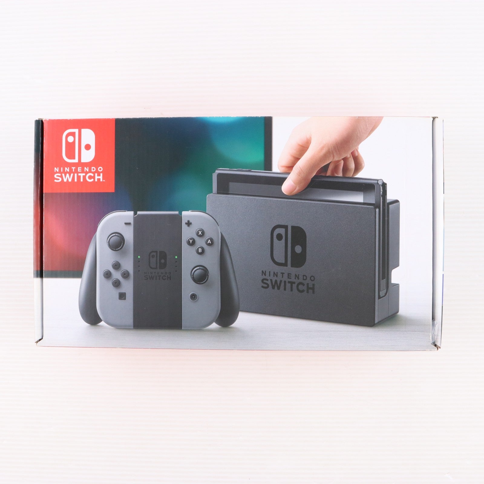 【中古即納】[Switch] (本体) Nintendo Switch(ニンテンドースイッチ) Joy-Con(L)/R グレー 任天堂(HAC-S-KAAAA)(20170303)