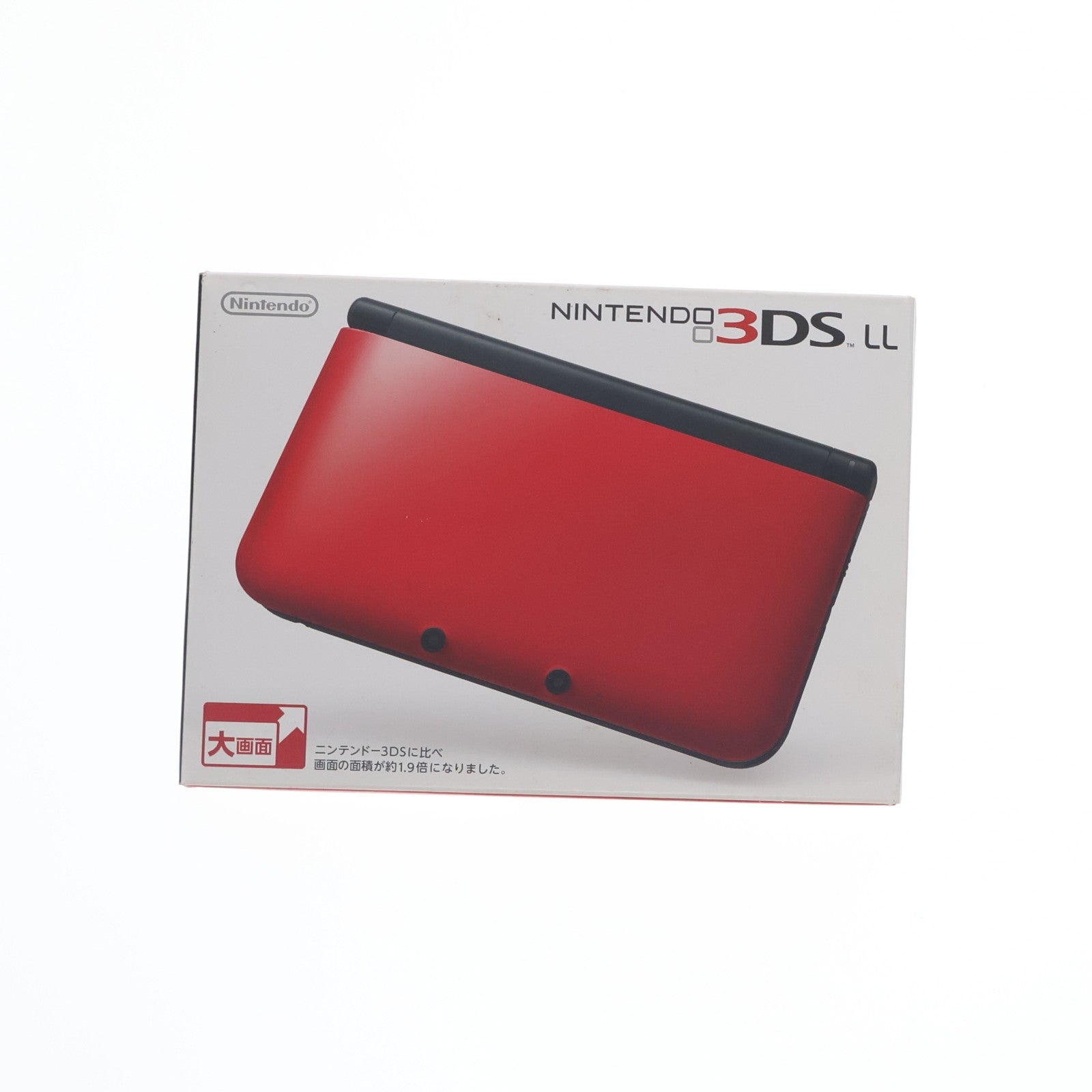【中古即納】[3DS] (本体) ニンテンドー3DS LL レッド×ブラック 任天堂(SPR-S-RKAA)(20120728)