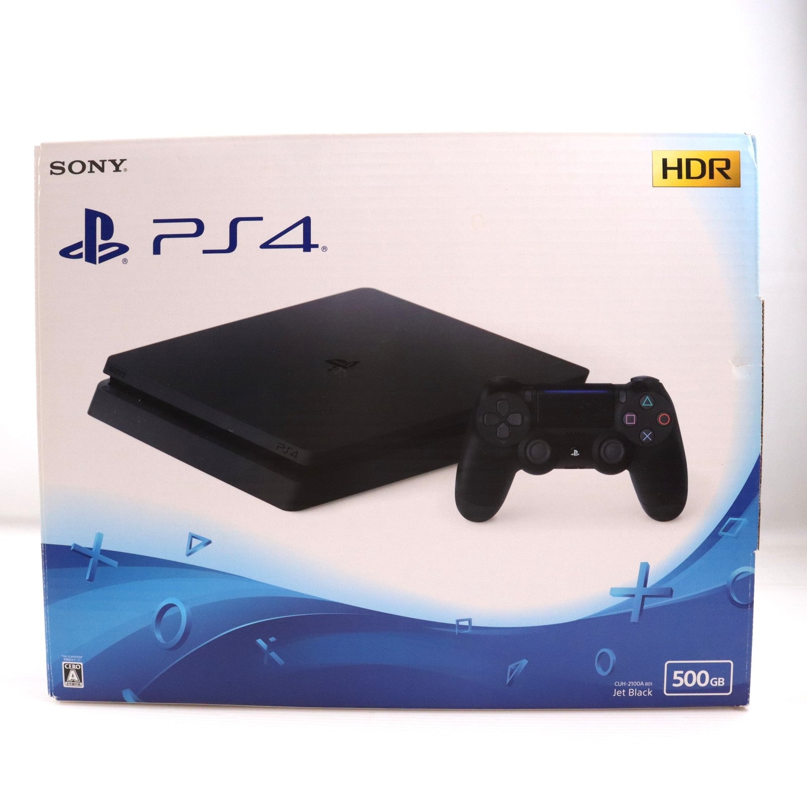 【中古即納】[PS4] (本体) PlayStation 4(プレイステーション4) ジェット・ブラック HDD500GB SIE(CUH-2100AB01)(20170724)