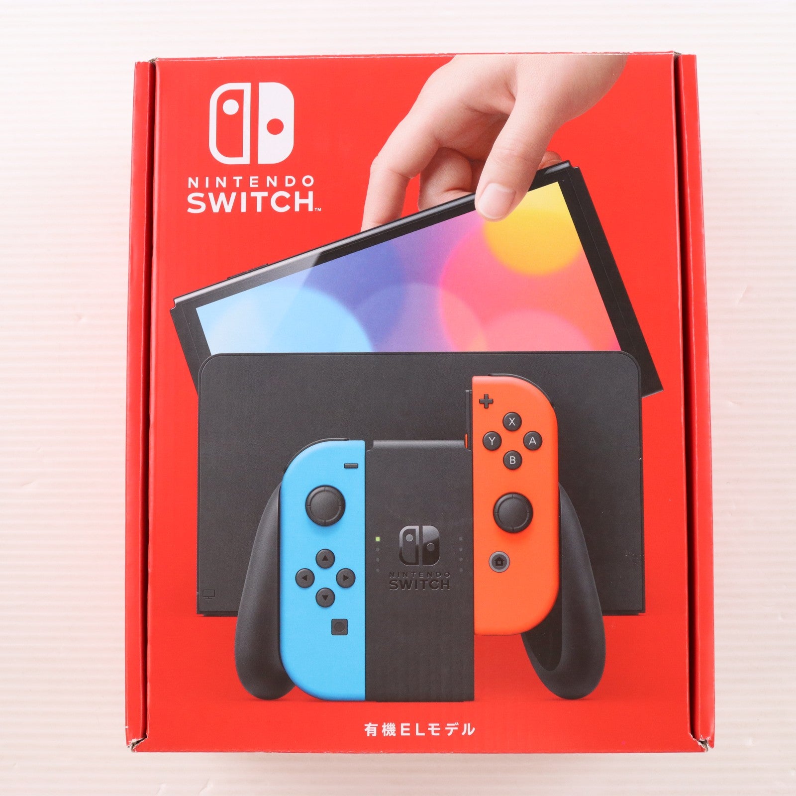 【中古即納】[Switch] (本体) Nintendo Switch(ニンテンドースイッチ) 有機ELモデル Joy-Con(L) ネオンブルー/R ネオンレッド 任天堂(HEG-S-KABAA)(20211008)