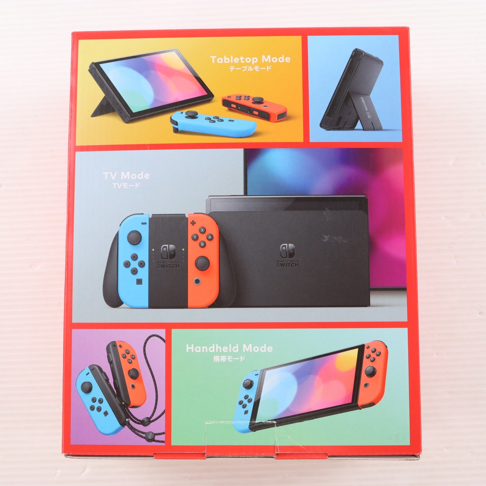 【中古即納】[Switch] (本体) Nintendo Switch(ニンテンドースイッチ) 有機ELモデル Joy-Con(L) ネオンブルー/R ネオンレッド 任天堂(HEG-S-KABAA)(20211008)