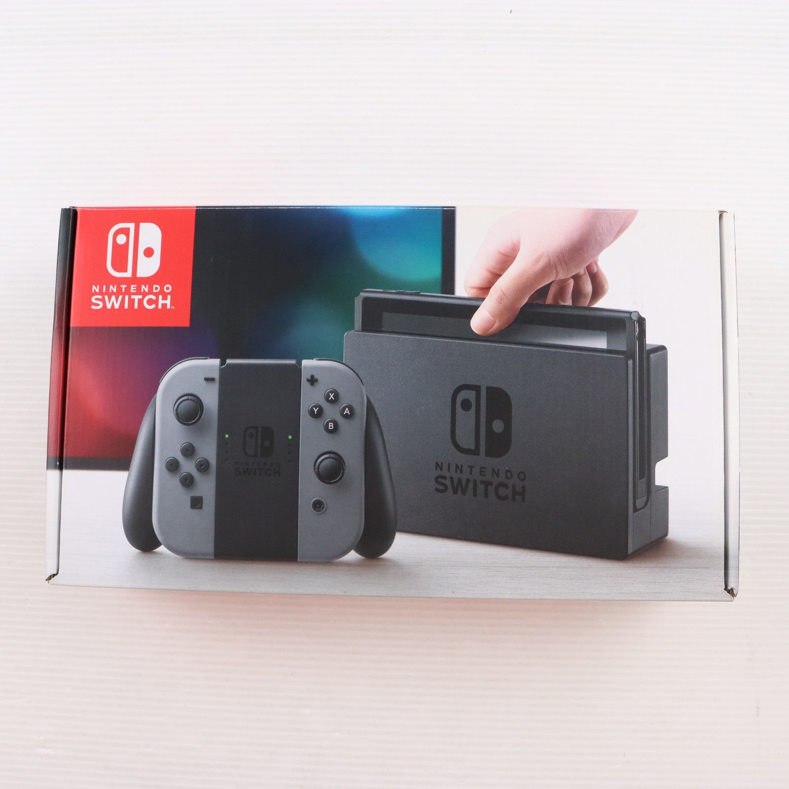 【中古即納】[Switch] (本体) Nintendo Switch(ニンテンドースイッチ) Joy-Con(L)/R グレー 任天堂(HAC-S-KAAAA)(20170303)