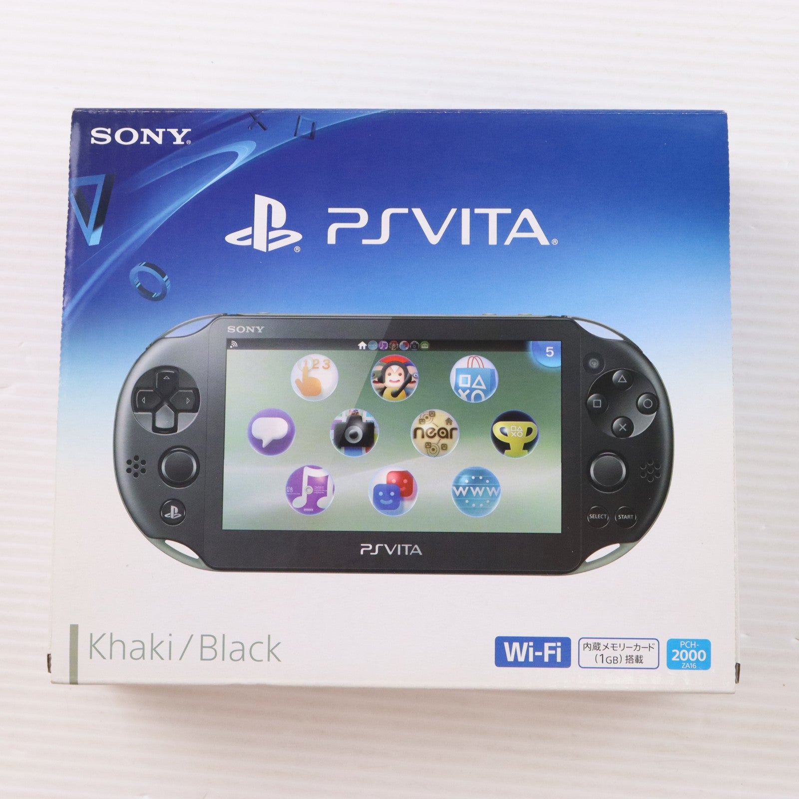 【中古即納】[PSVita] (本体) PlayStation Vita(プレイステーション ヴィータ) Wi-Fiモデル カーキ/ブラック SCE(PCH-2000ZA16)(20131010)