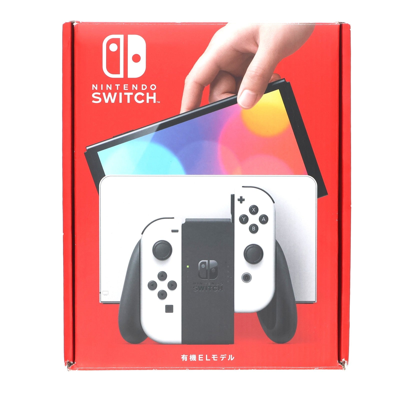 【中古即納】[Switch] (本体) Nintendo Switch(ニンテンドースイッチ) 有機ELモデル Joy-Con(L)/(R) ホワイト 任天堂(HEG-S-KAAAA)(20211008)