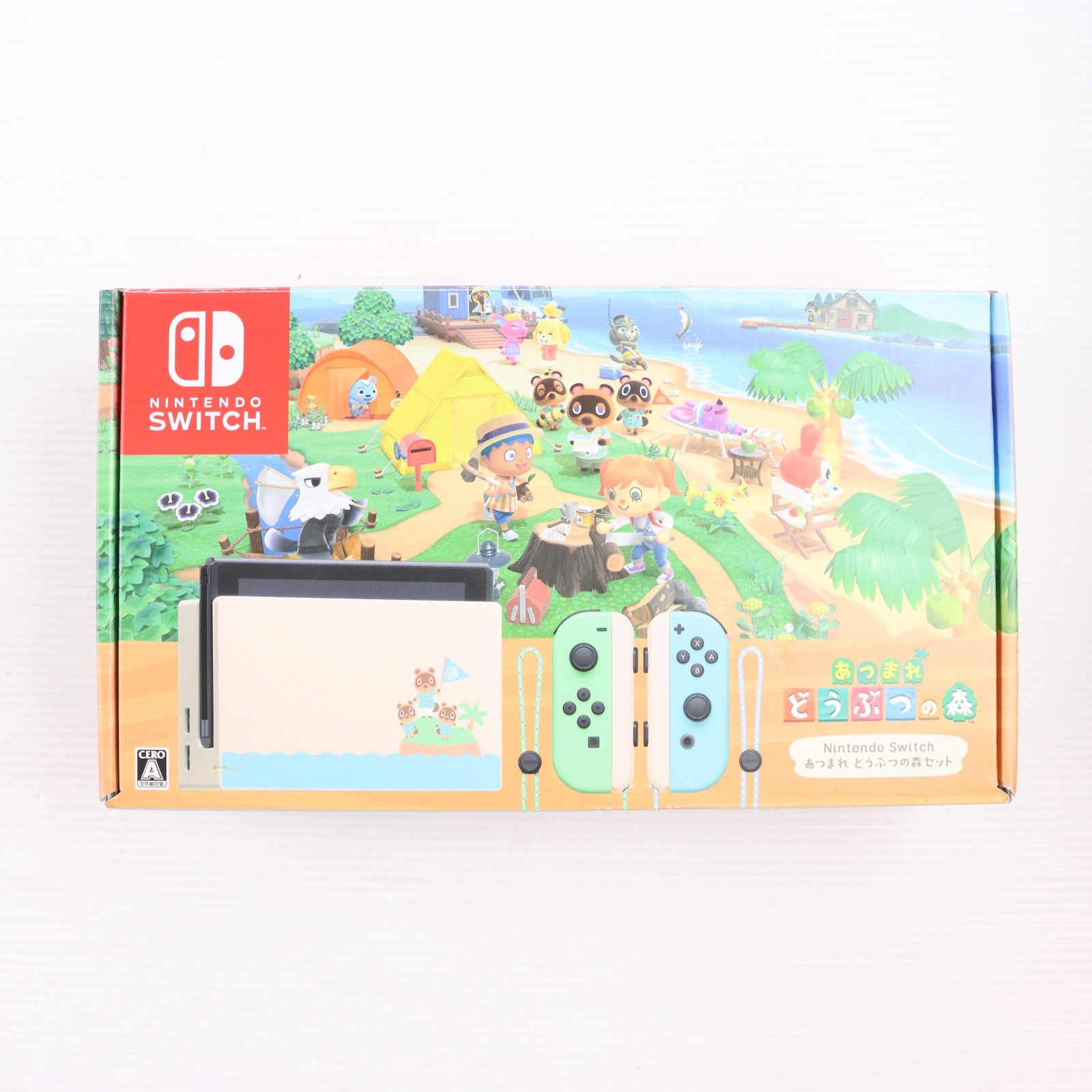 【中古即納】[Switch] (本体)(ソフト無し) Nintendo Switch(ニンテンドースイッチ) あつまれ どうぶつの森セット 任天堂(HAD-S-KEAGC)(20200320)