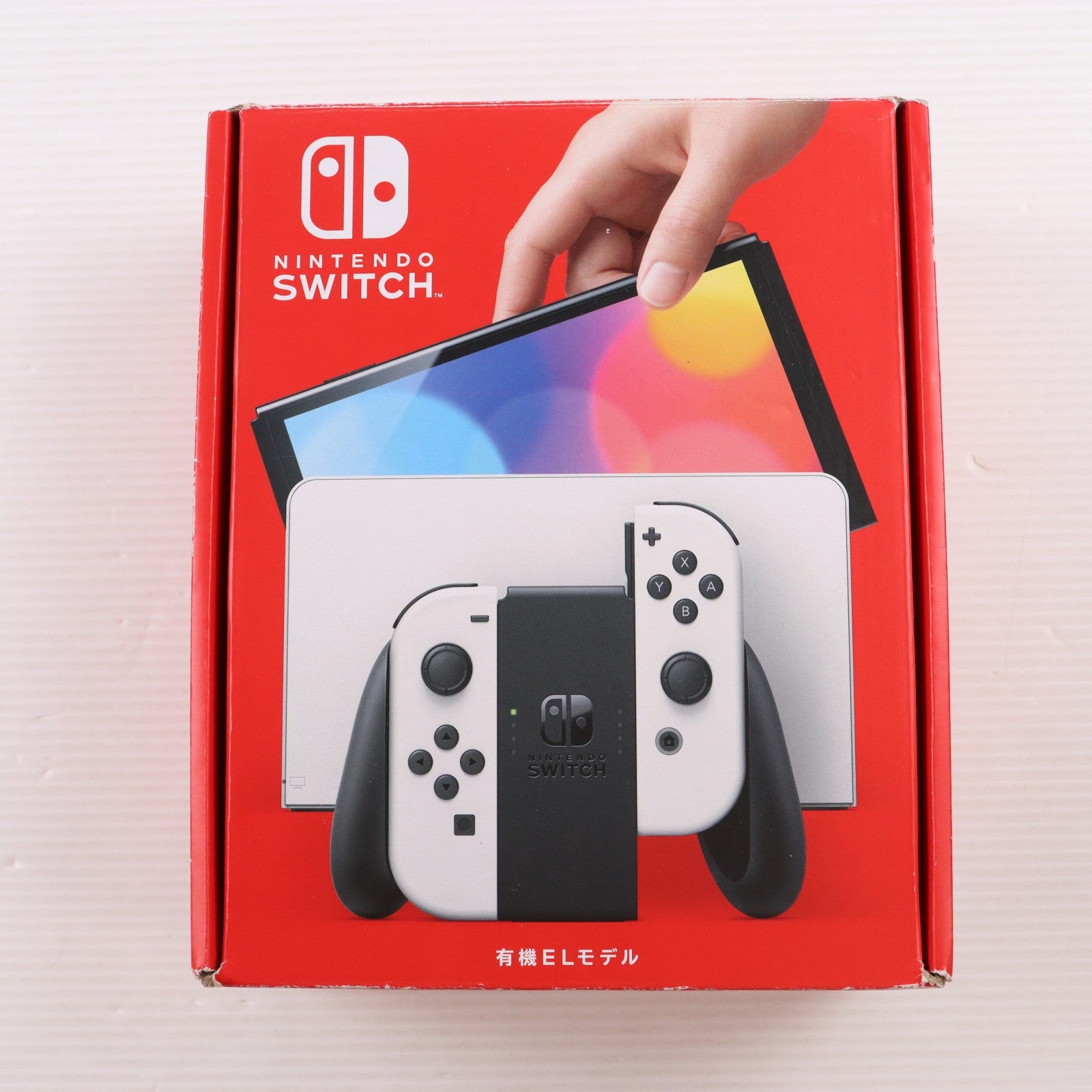 【中古即納】[Switch] (本体) Nintendo Switch(ニンテンドースイッチ) 有機ELモデル Joy-Con(L)/(R) ホワイト 任天堂(HEG-S-KAAAA)(20211008)