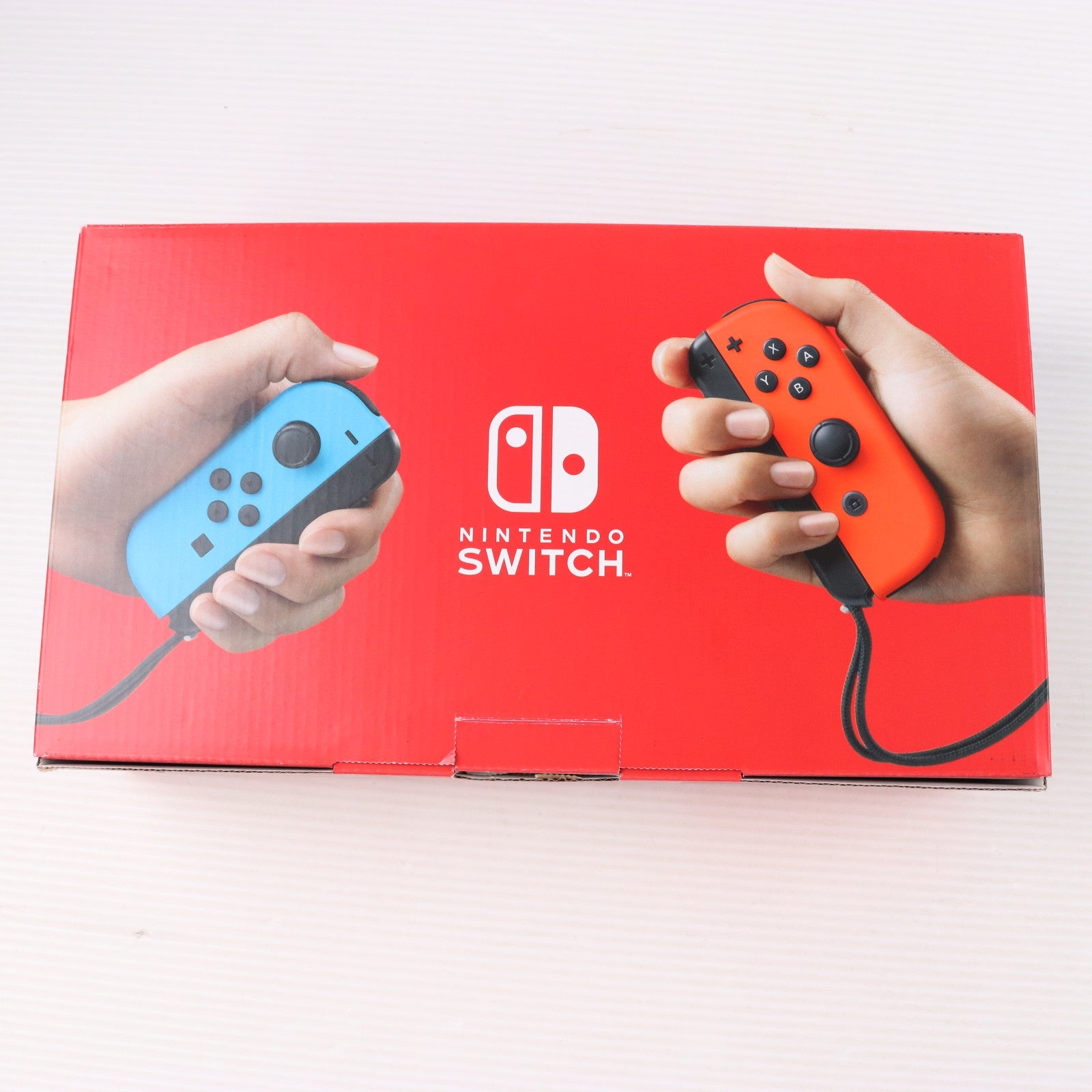 【中古即納】[Switch] (本体) Nintendo Switch(ニンテンドースイッチ) Joy-Con(L) ネオンブルー/(R) ネオンレッド 任天堂(HAD-S-KABAA)(20190830)
